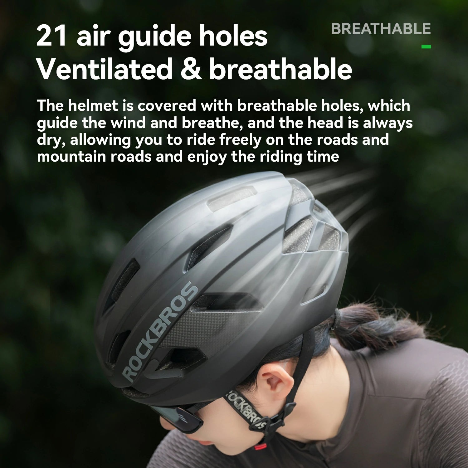 Road Cycling Helmet with Adjustable Fit & Ventilation