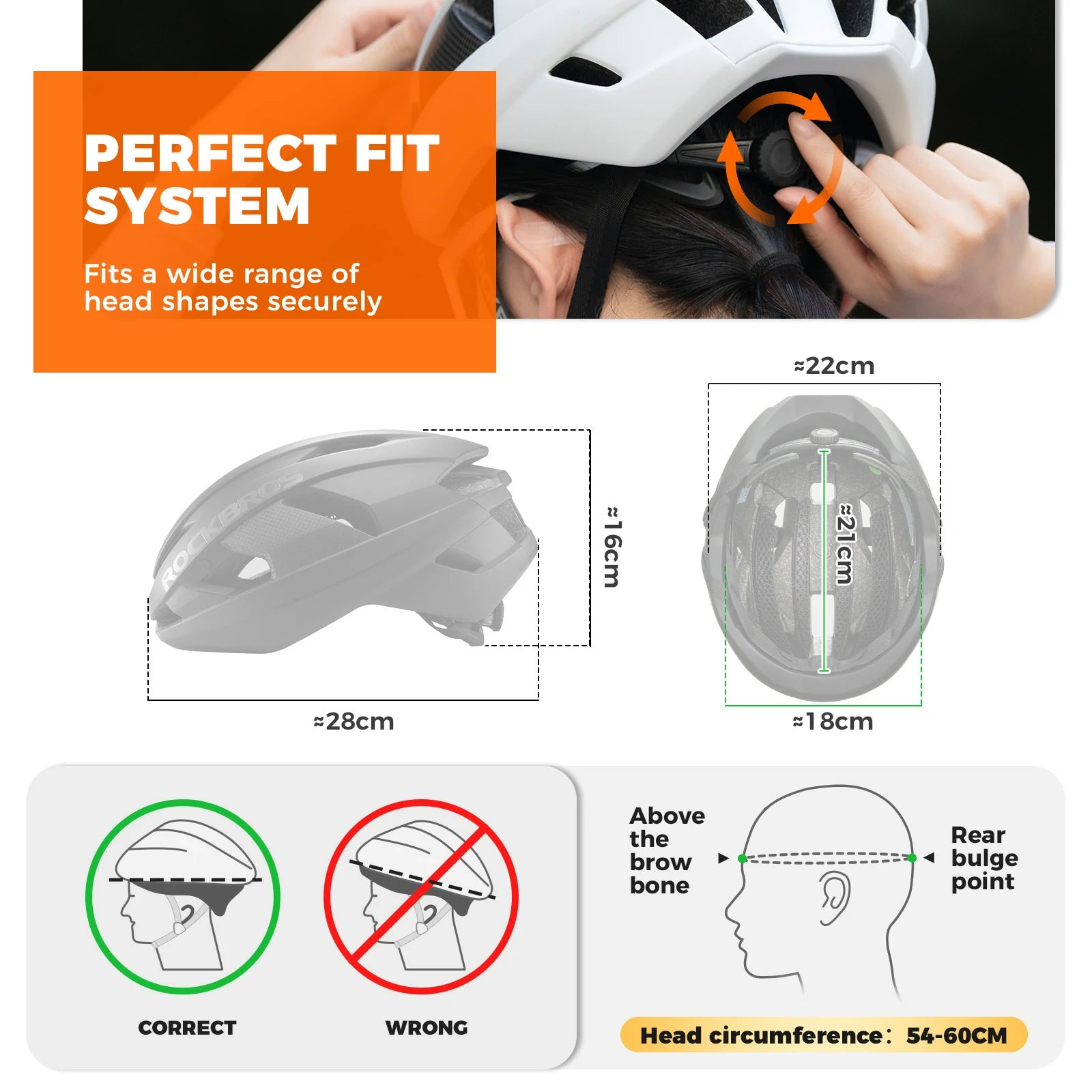 Road Cycling Helmet with Adjustable Fit & Ventilation