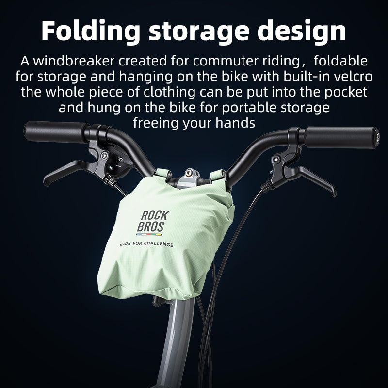 road-to-sky ultralight foldable rain jacket in hi-vis colour
