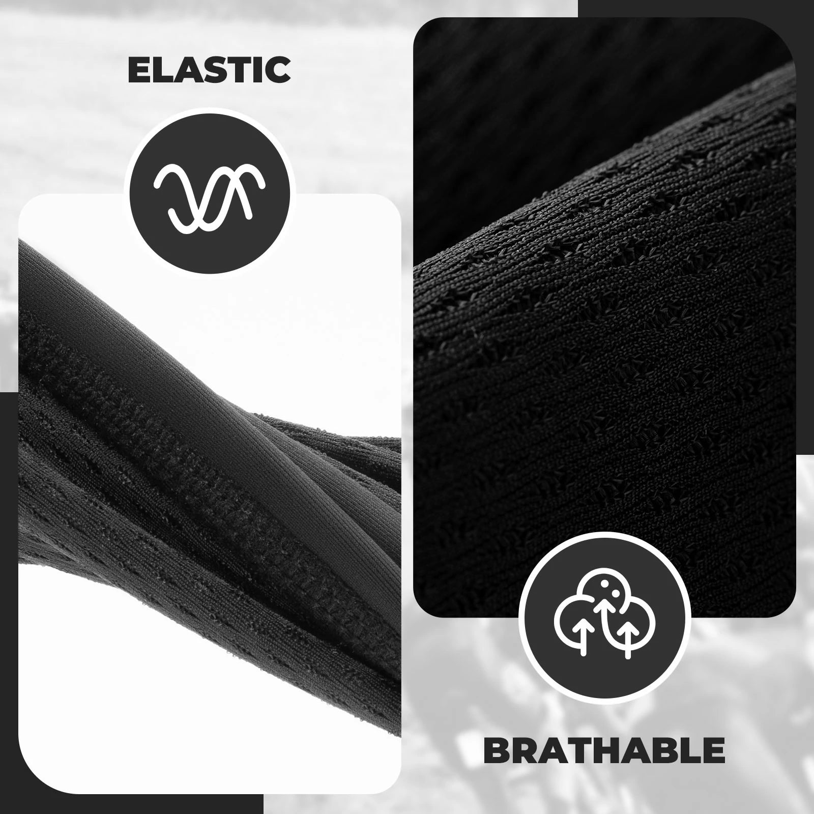 Road-to-Sky black half balaclava breathable cycling neck tube scarf#Color_Black