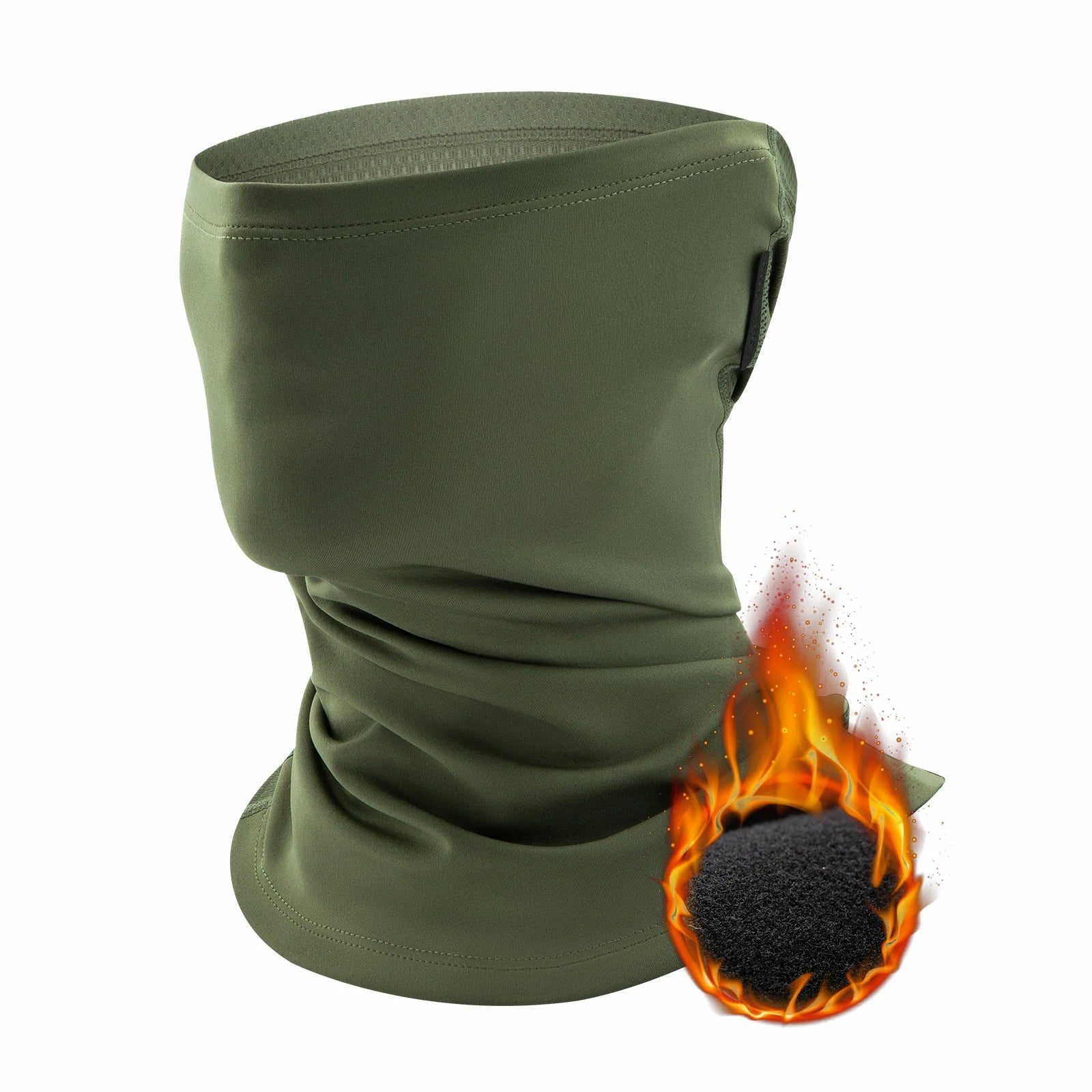 Road-to-Sky dark green cycling neck gaiter bike scarf for outdoor riding#Color_Green