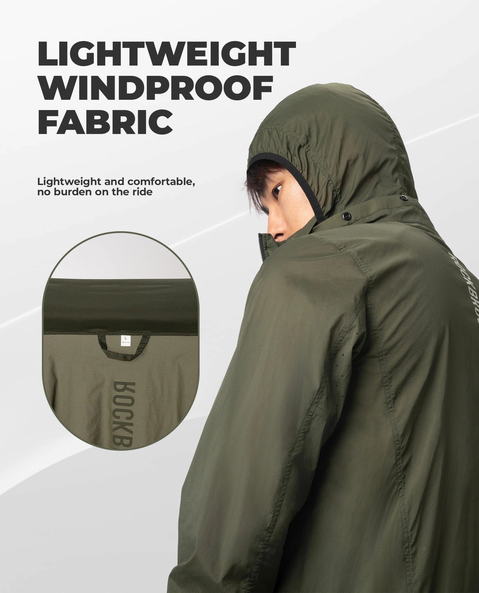 Road to Sky Men's Lightweight Cycling Windbreaker