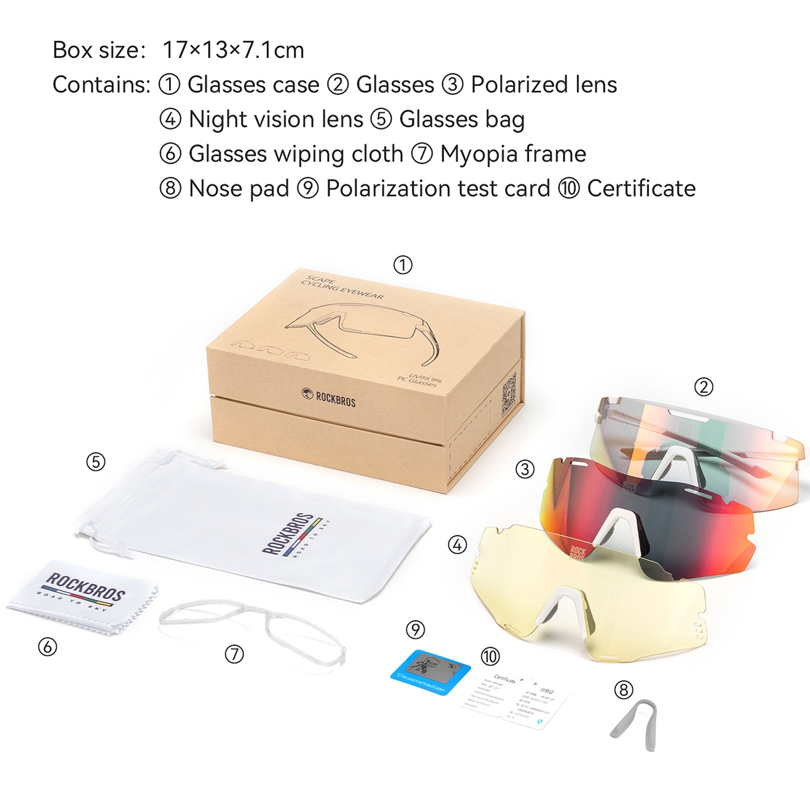 road to sky boundless photochromic cycling sunglasses with uv400 protection