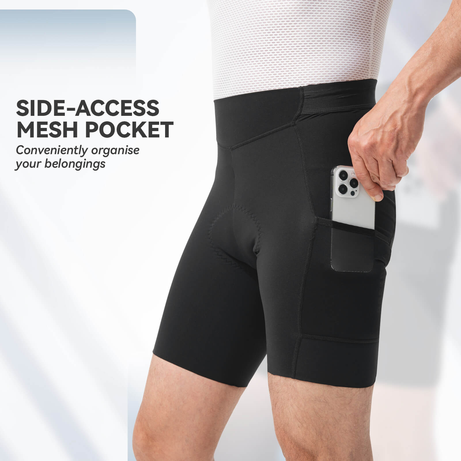 road-to-sky summer men’s cycling shorts tldk001 with breathable quick-dry fabric for warm weather rides