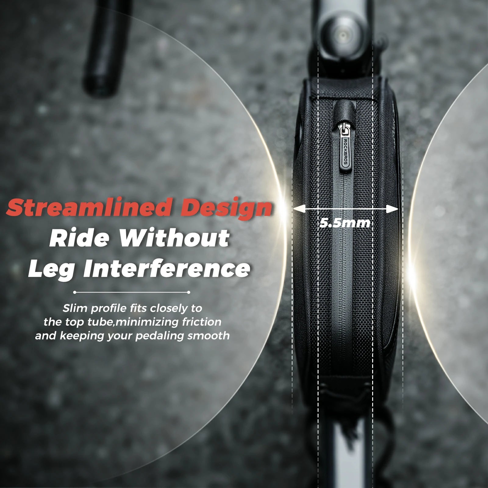 Bike Frame Bag Bicycle 1.3L