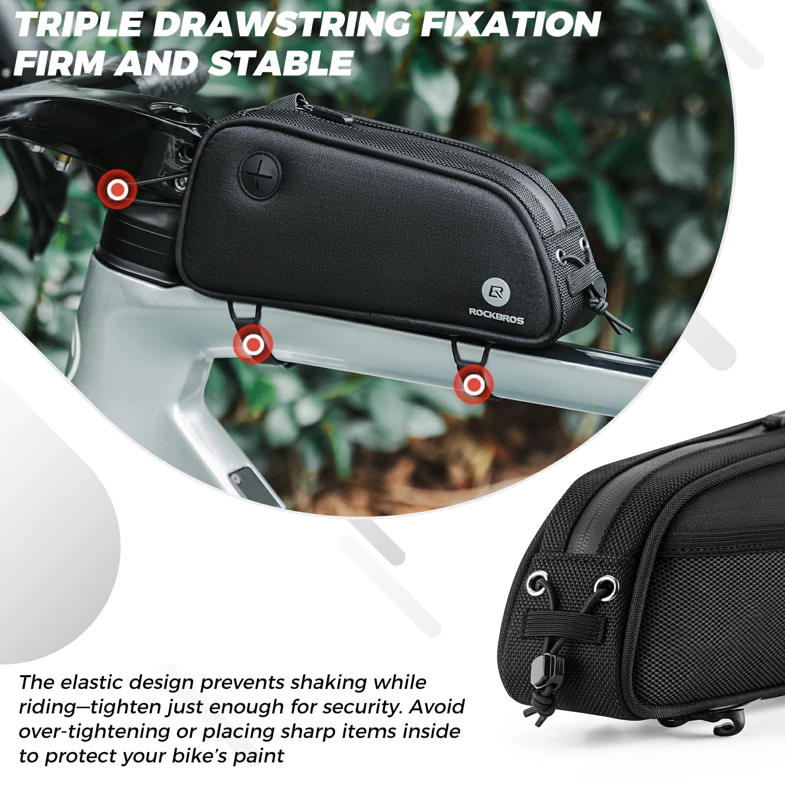 Bike Frame Bag Bicycle 1.3L