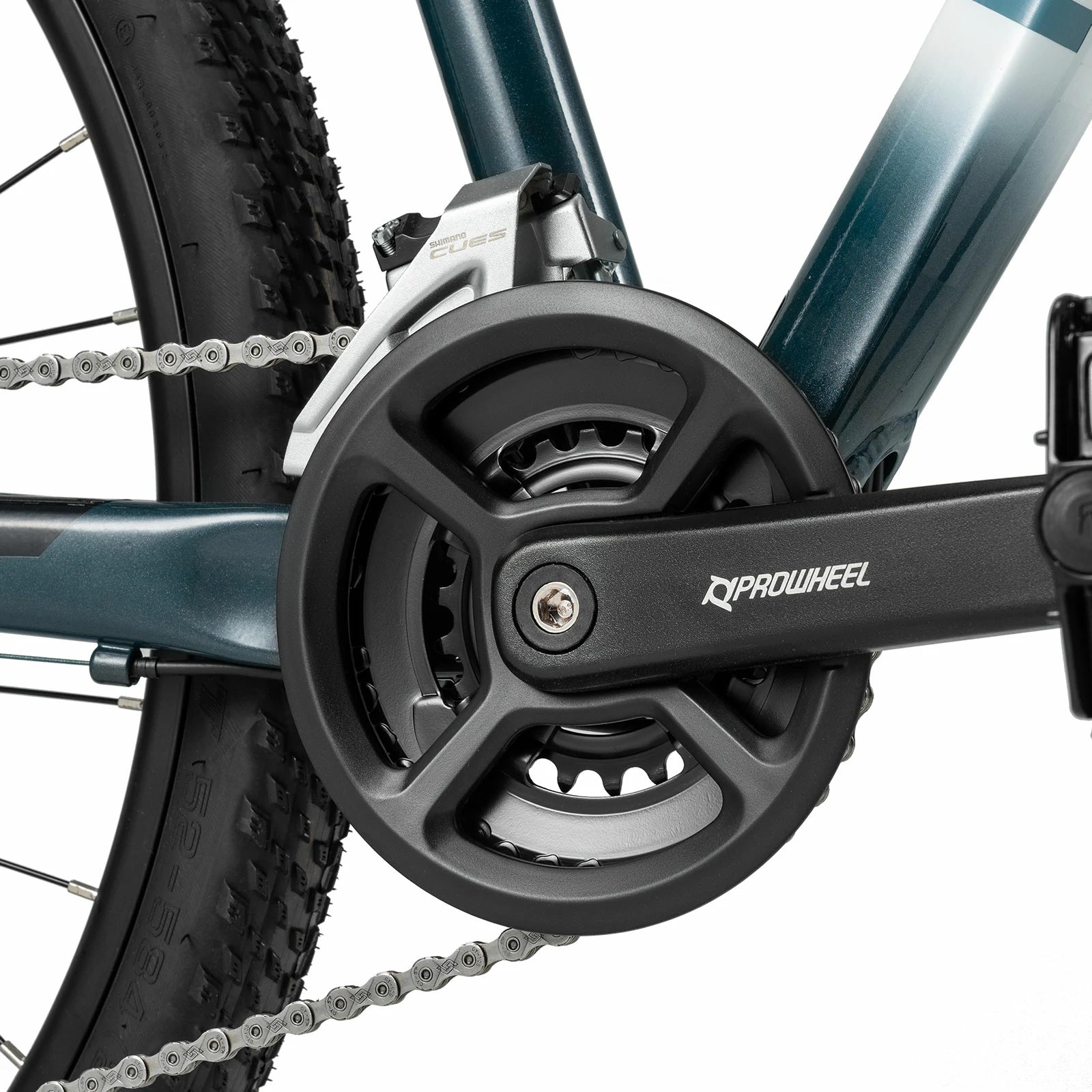 Rockbros 27.5 inch aluminium mountain bike in teal for cross-country and trail riding#color_lake teal