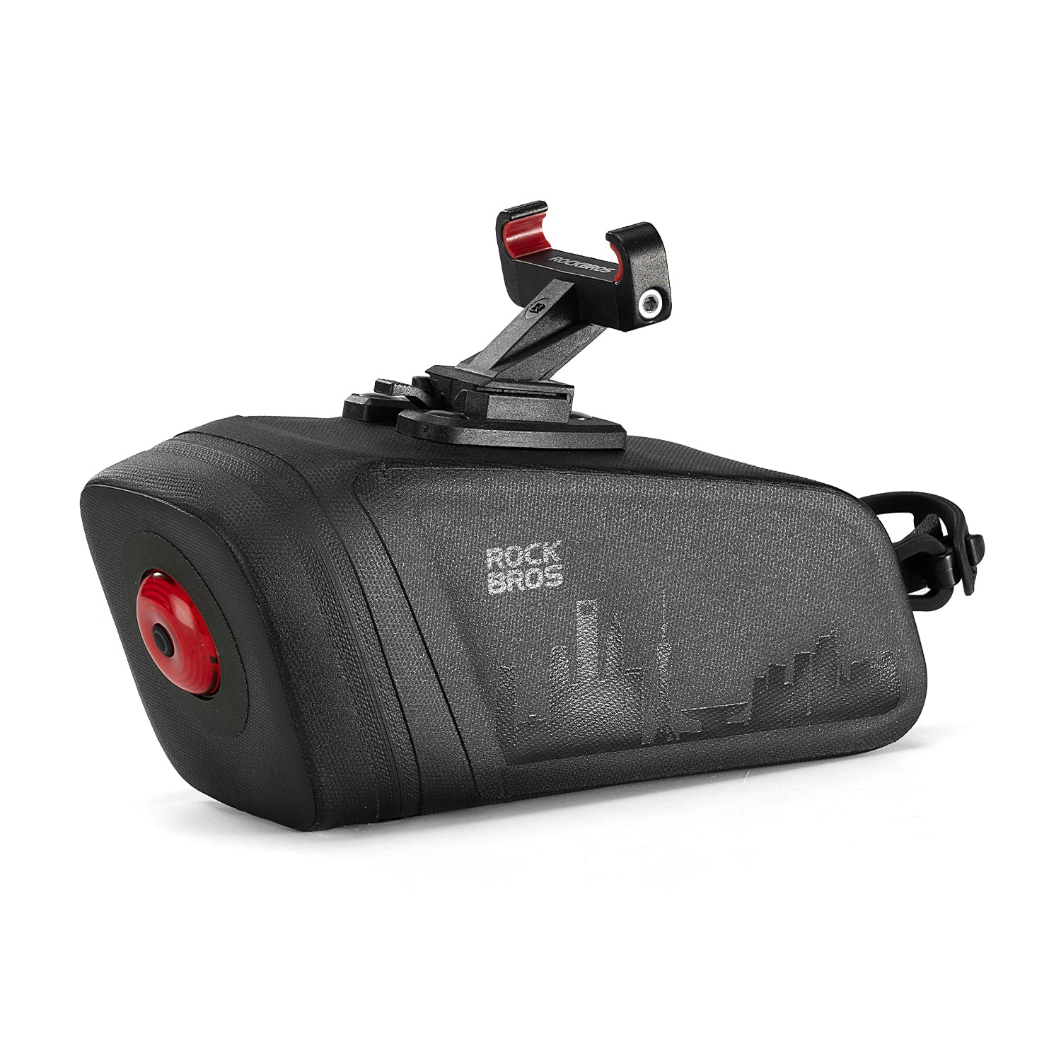 Bike Saddle Bag Waterproof with Brake Sensor Tail Light - AS-141 - ROCKBROS-UK