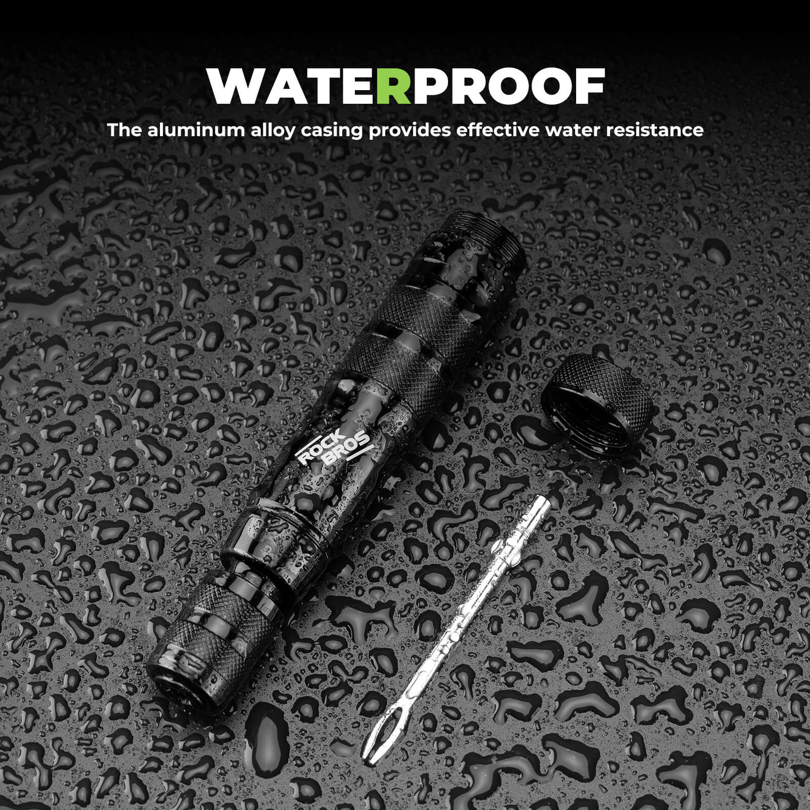 compact rockbros bicycle tyre repair kit with pre-glued patches, metal rasp and storage box for roadside emergencies