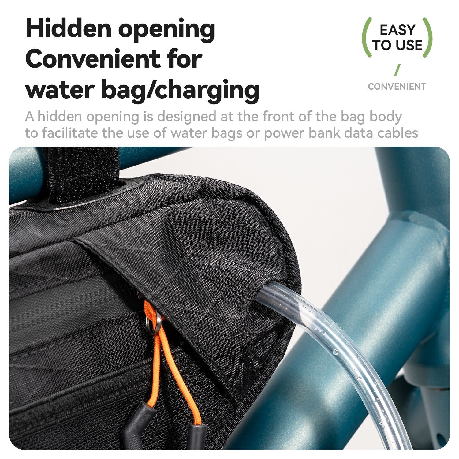 front frame bag for cycling and bike touring