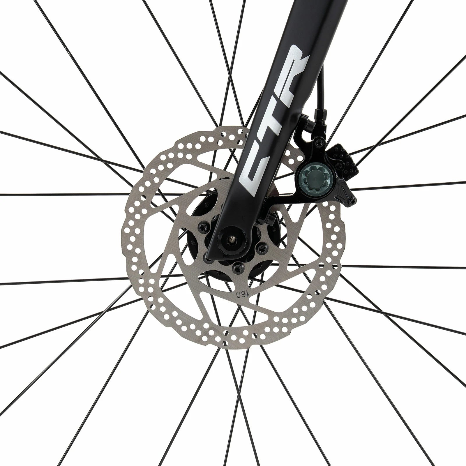 Rockbros carbon road bike in deep black with disc brakes and integrated carbon handlebar#COLOR_Black