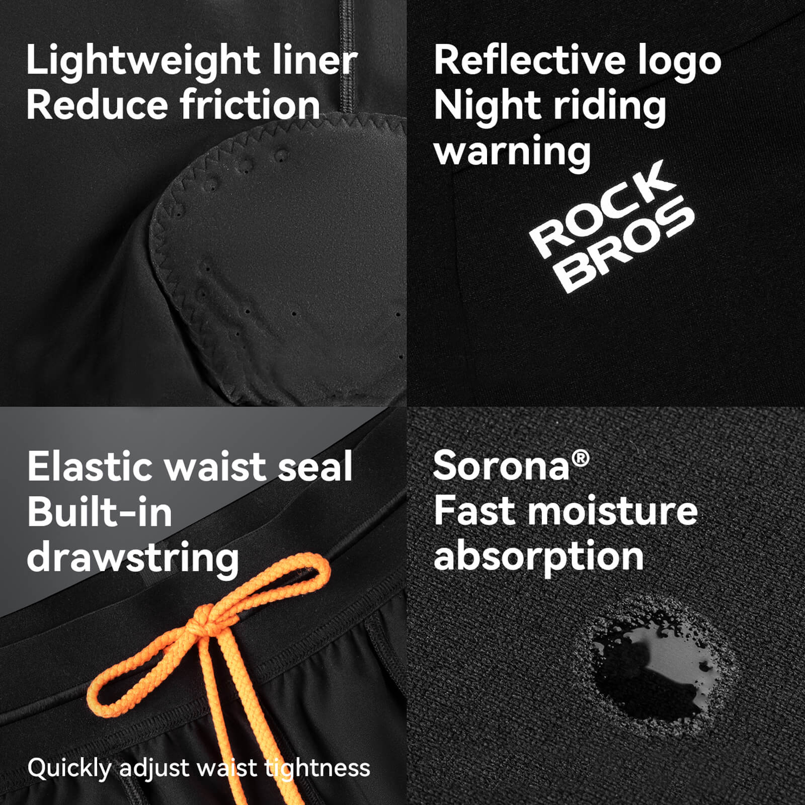 Urban lifestyle scene wearing ROCKBROS Cityride commuter cycling shorts.