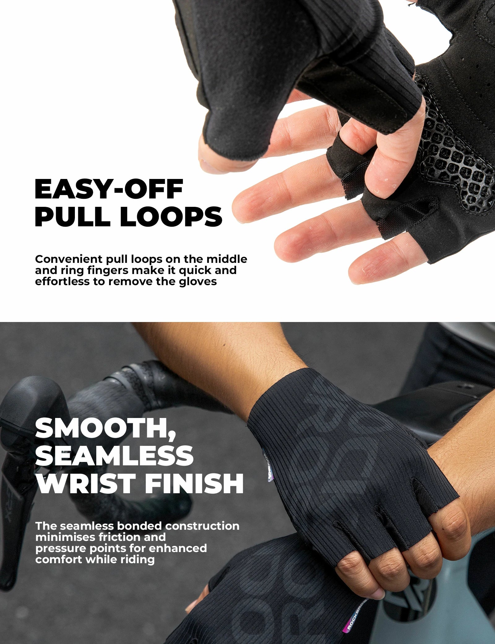 Lightweight Fingerless Cycling Gloves S405