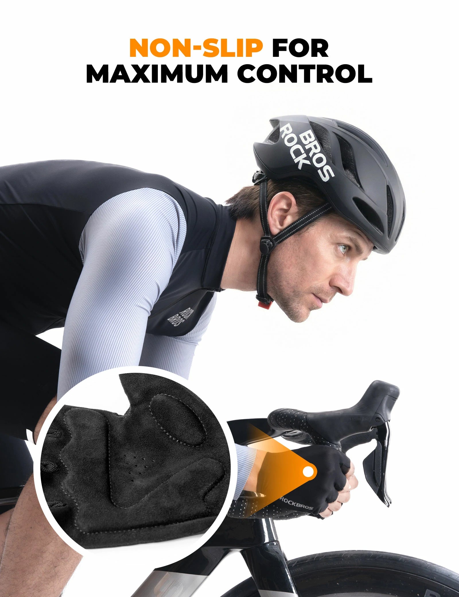 Summer Fingerless Cycling Gloves S408