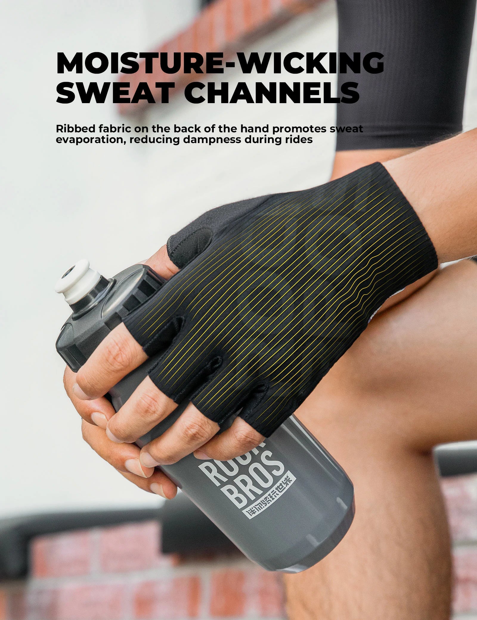 Lightweight Fingerless Cycling Gloves S405