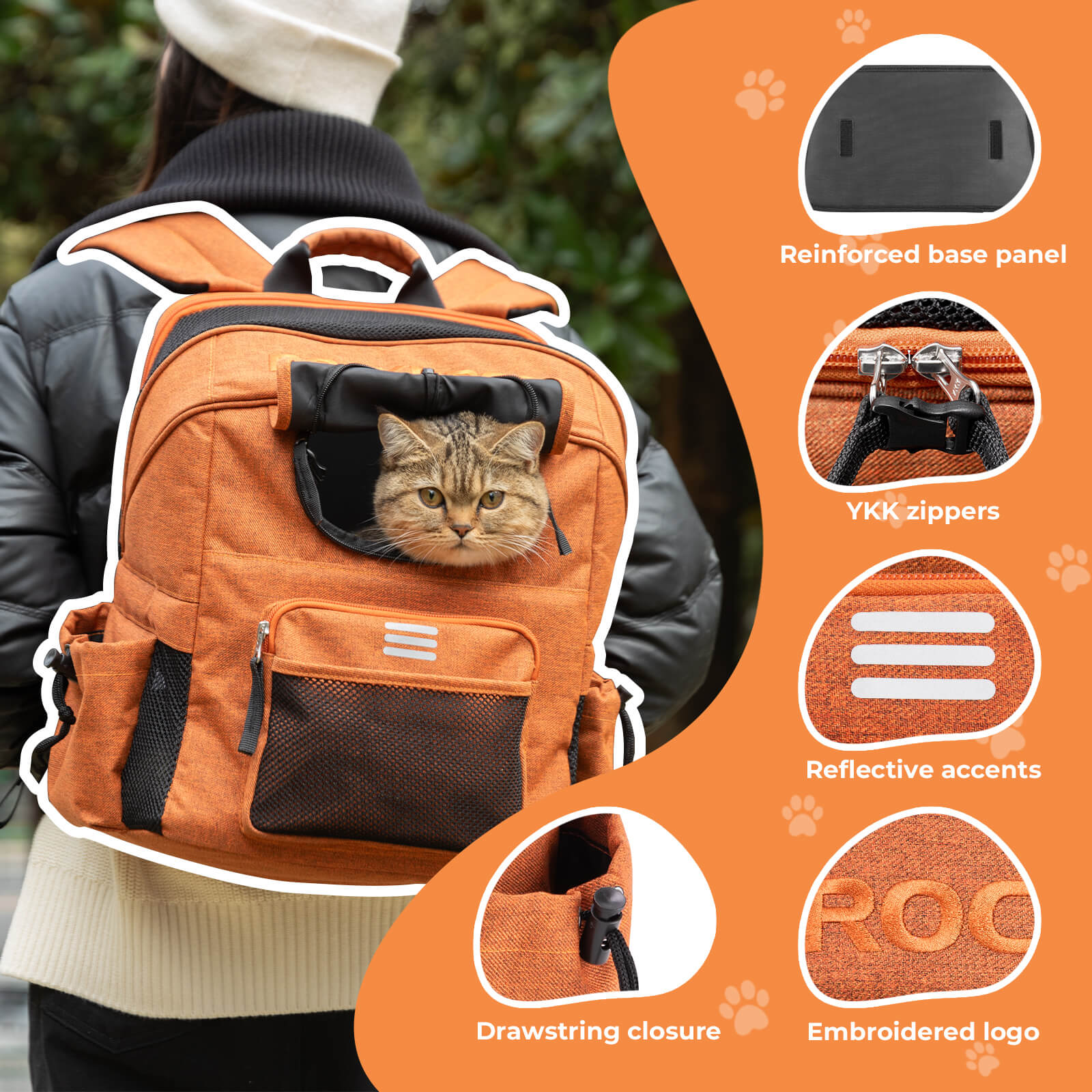 rockbros folding bike handlebar bag h47 multifunctional pet carrier for cycling