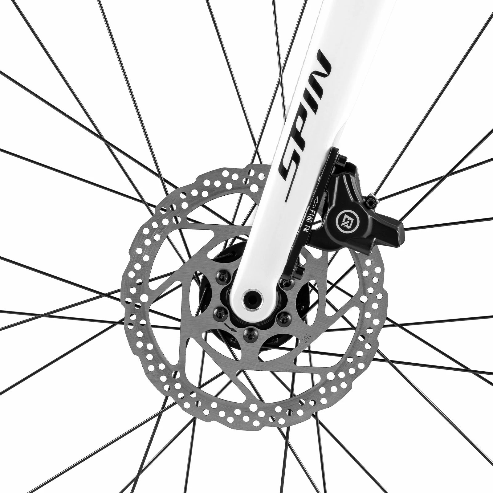 Rockbros flat bar road bike in bronze with aluminium frame and carbon fork#color_White