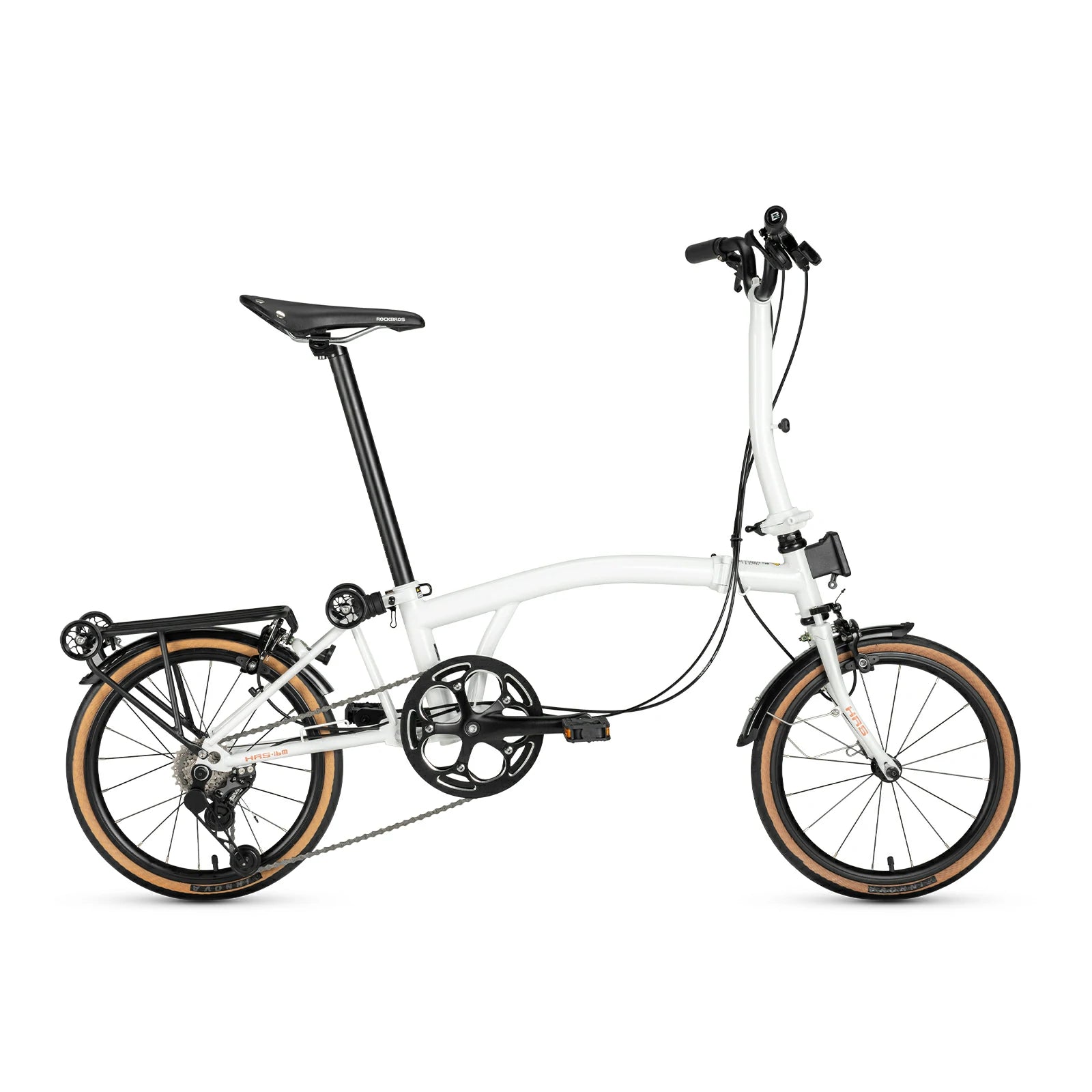 16-inch lightweight folding commuter bike#Color_White