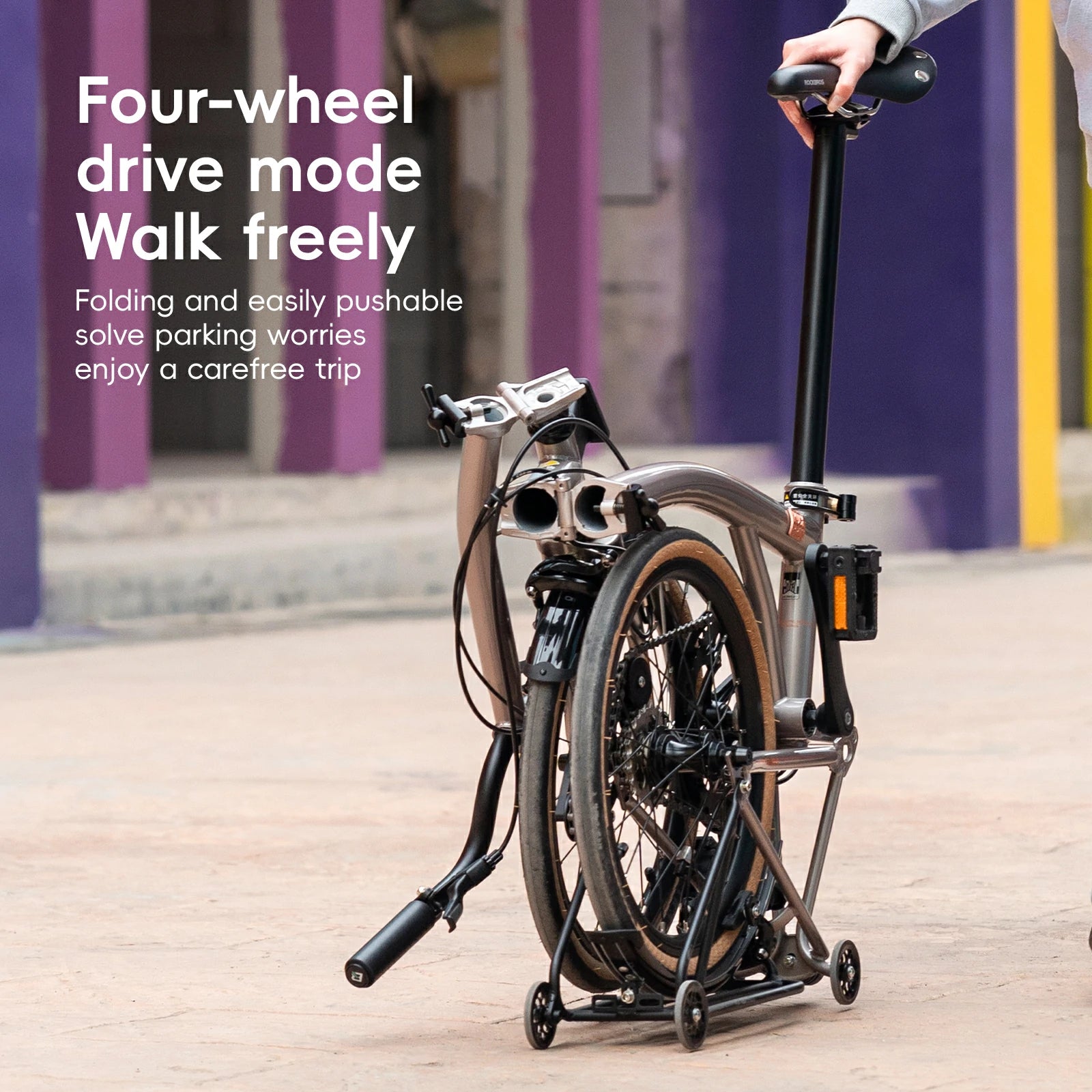 16-inch lightweight folding commuter bike