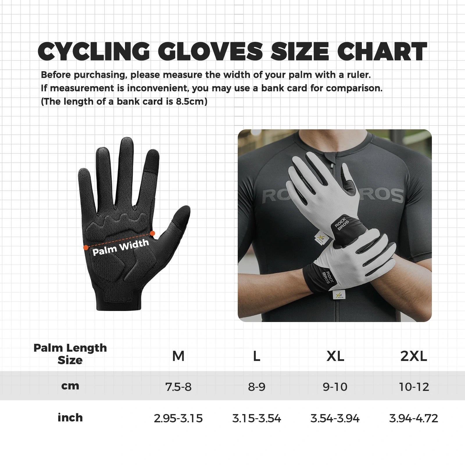 S403-1 Summer Cycling Gloves Padded, Breathable & Touchscreen | ROCKBROS