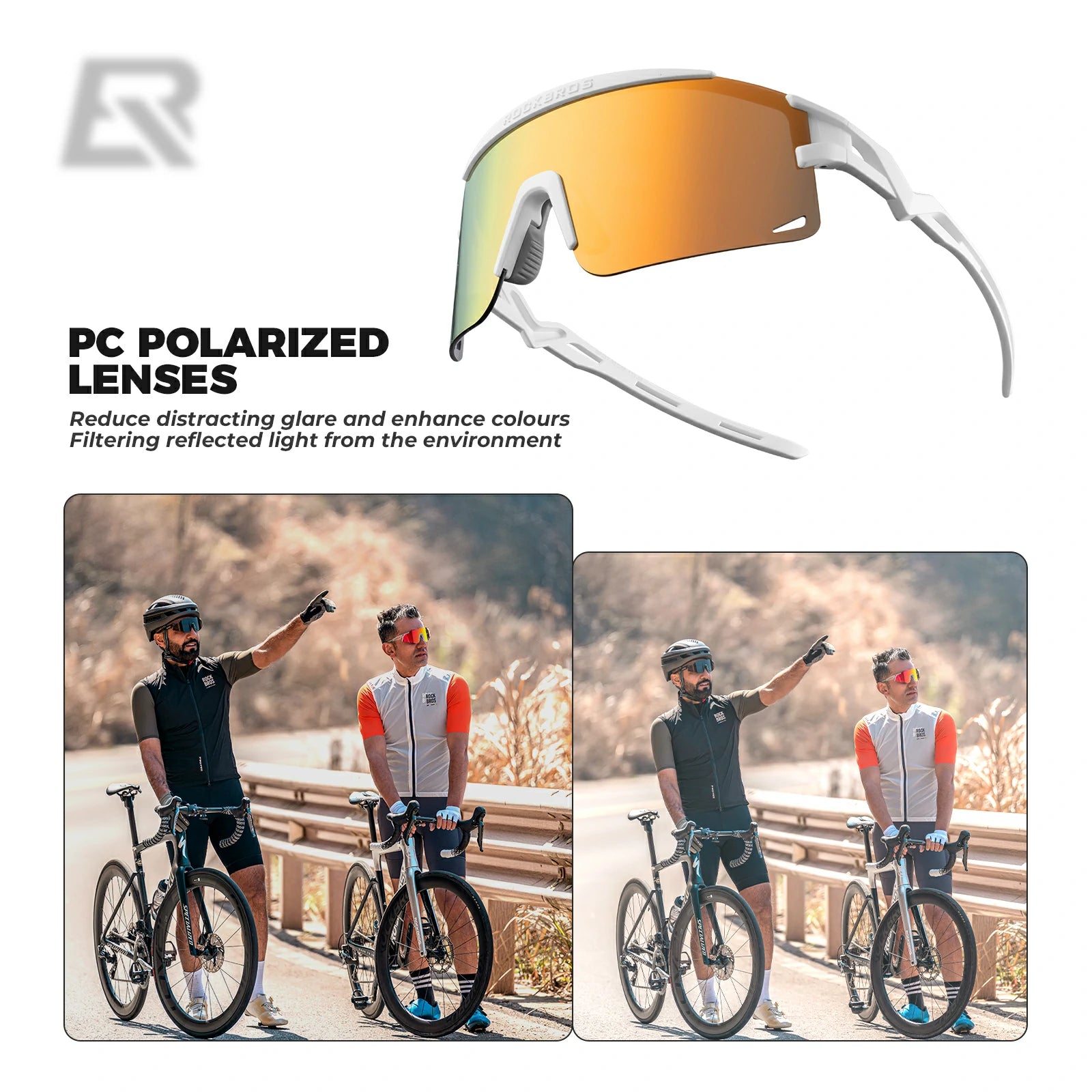 ROCKBROS Photochromic / Polarized Cycling Sunglasses