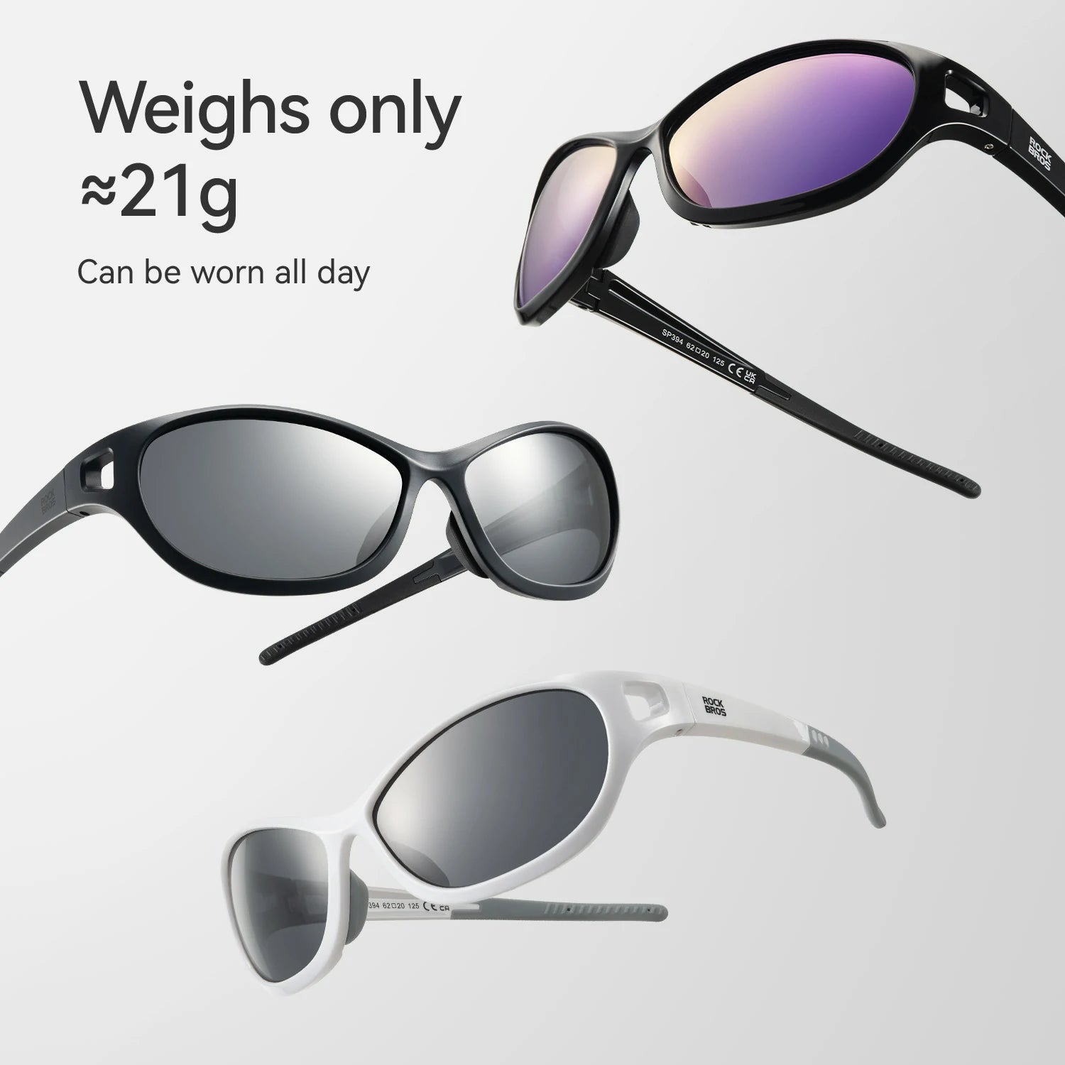 Polarised Sports Sunglasses Lightweight UV400 Protection SP394