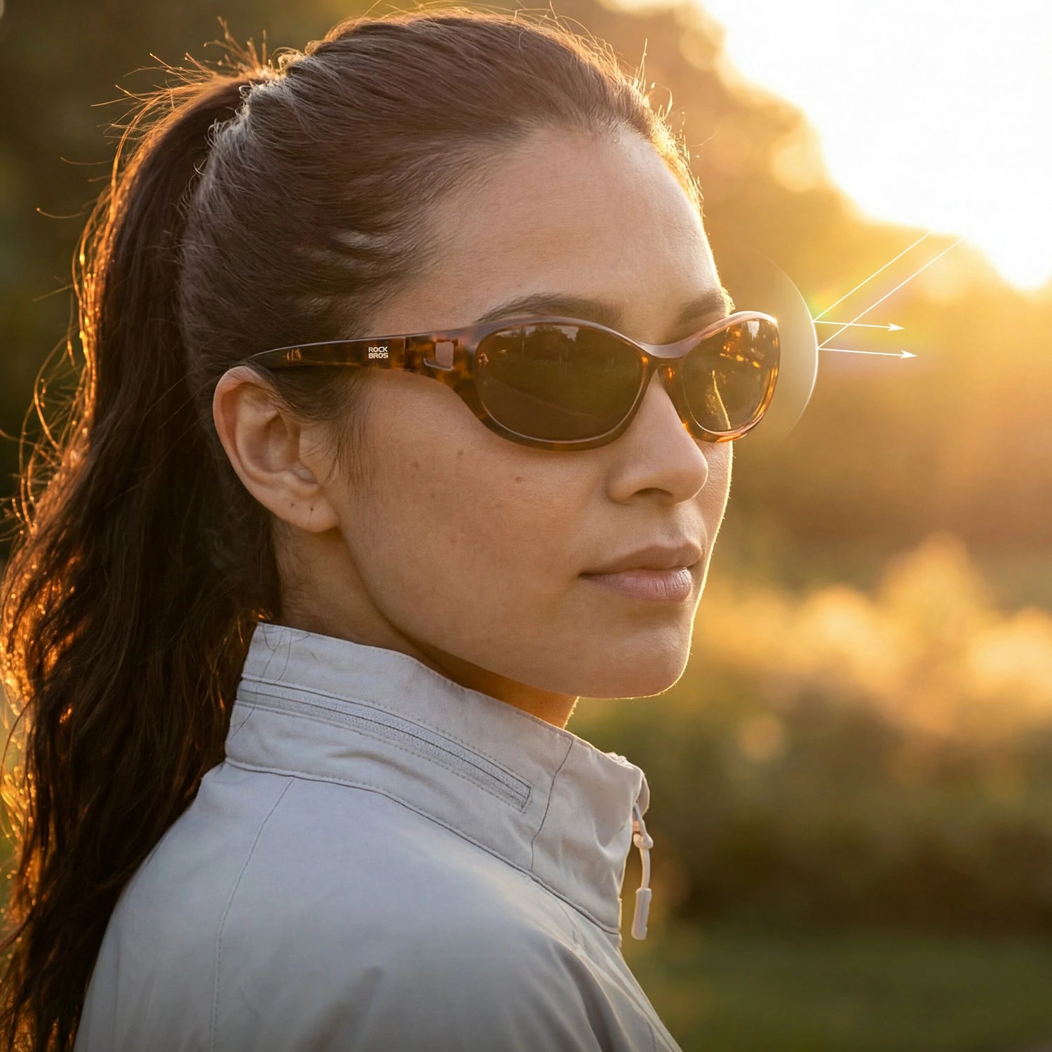 Polarised Sports Sunglasses Lightweight UV400 Protection SP394