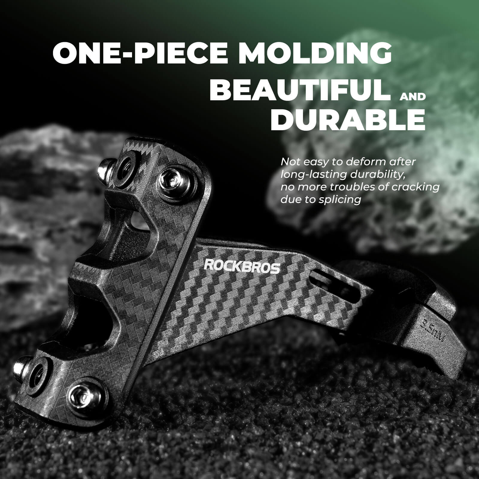 ROCKBROS rear saddle bottle cage mount, designed for triathlon and long-distance rides, allowing secure and accessible bottle placement behind the seat.