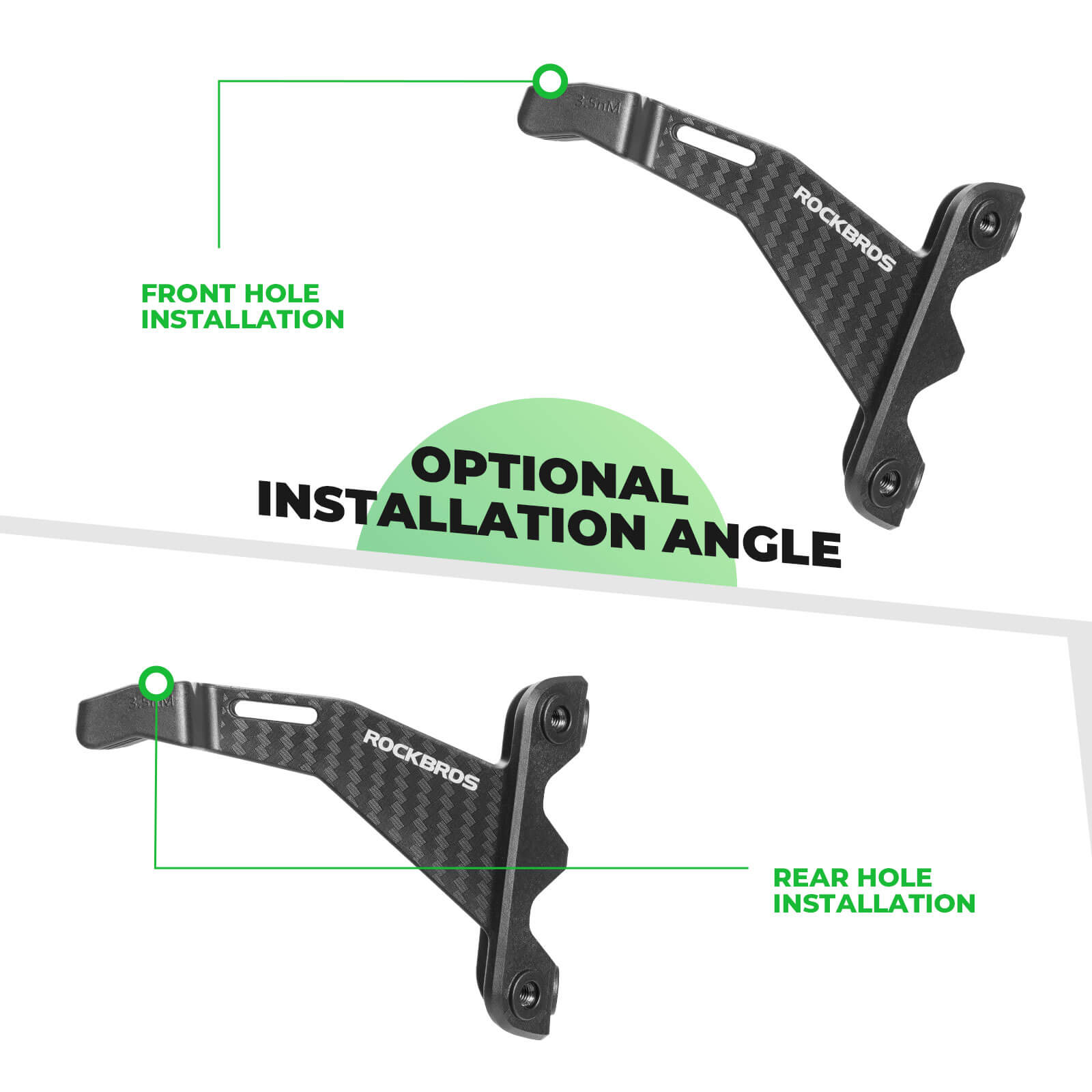 ROCKBROS rear saddle bottle cage mount, designed for triathlon and long-distance rides, allowing secure and accessible bottle placement behind the seat.
