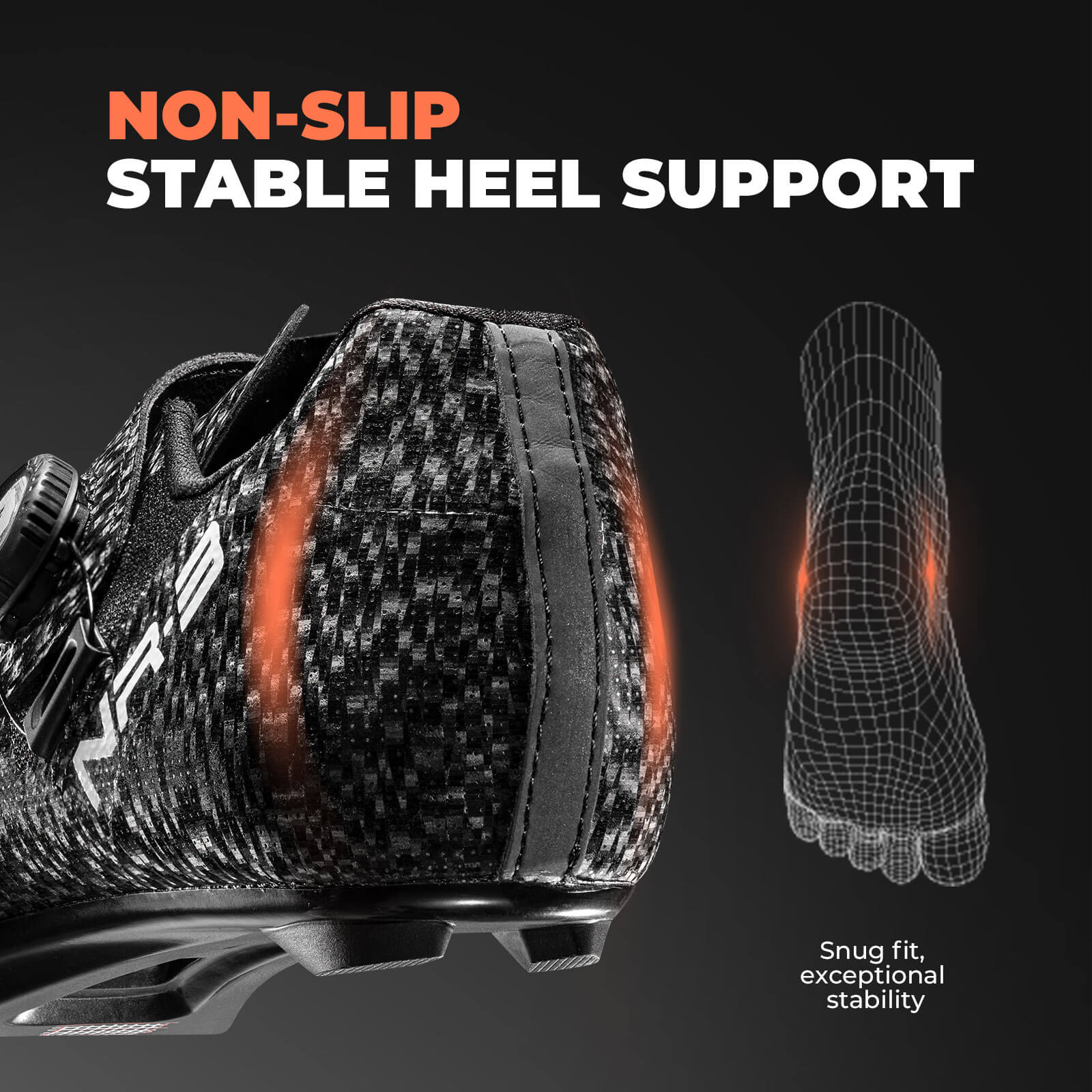 rockbros road clipless cycling shoes nr3 with stiff sole and secure fit for efficient pedalling