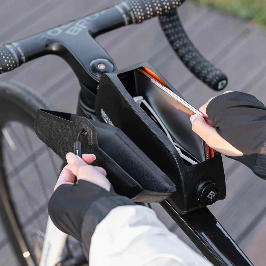 Waterproof Bike Frame Bag with Magnetic Flap for Road & Commuting