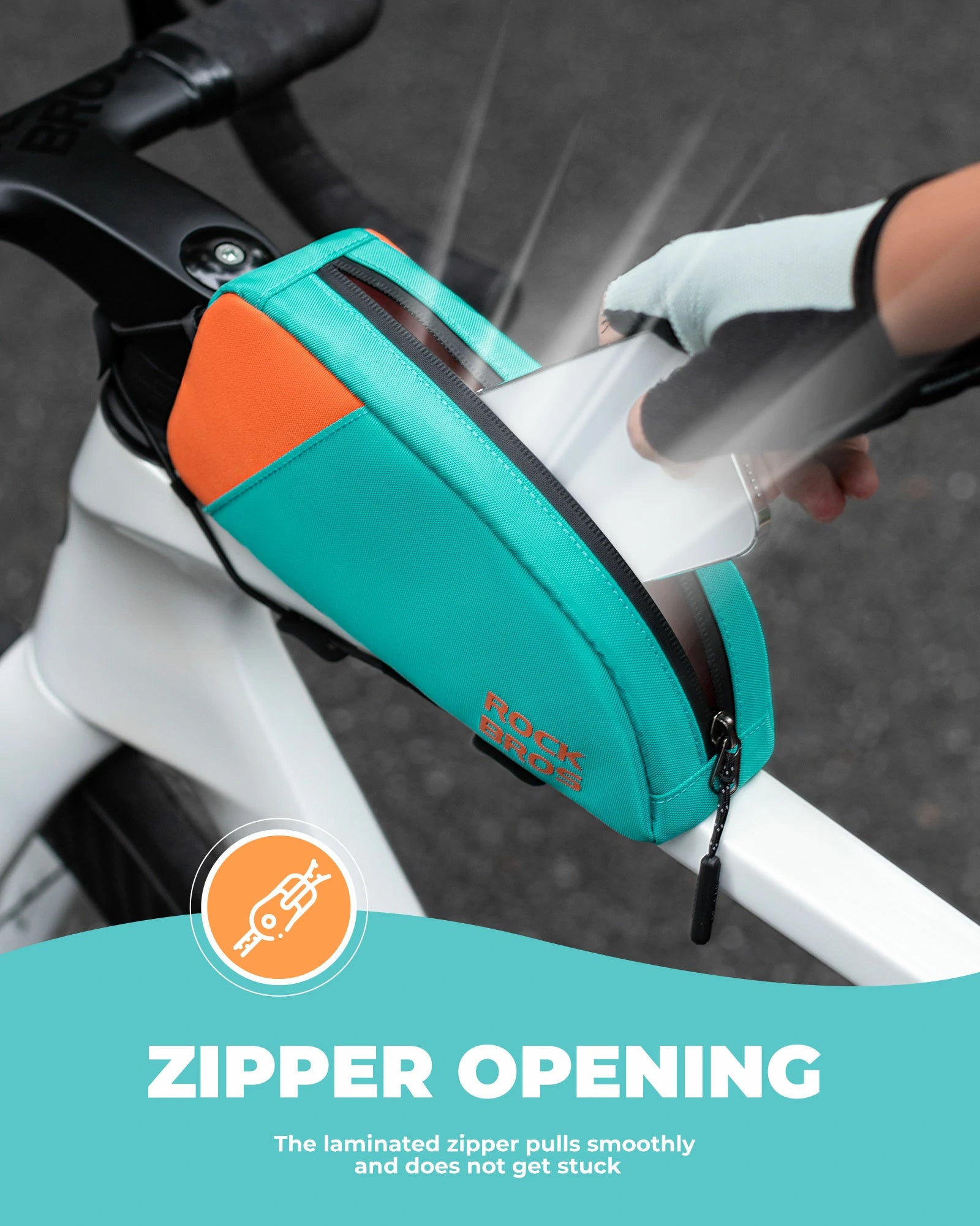 Bicycle Frame Bag – Stable Fit Slim Lightweight & Durable