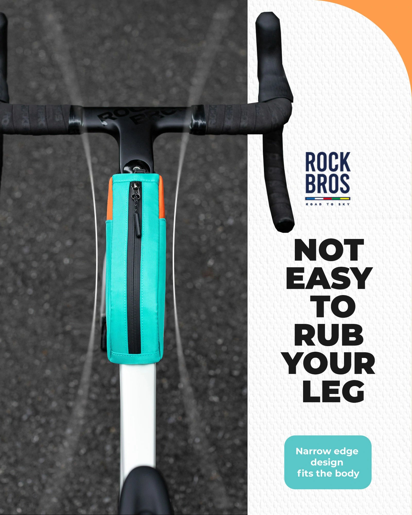 Bicycle Frame Bag – Stable Fit Slim Lightweight & Durable