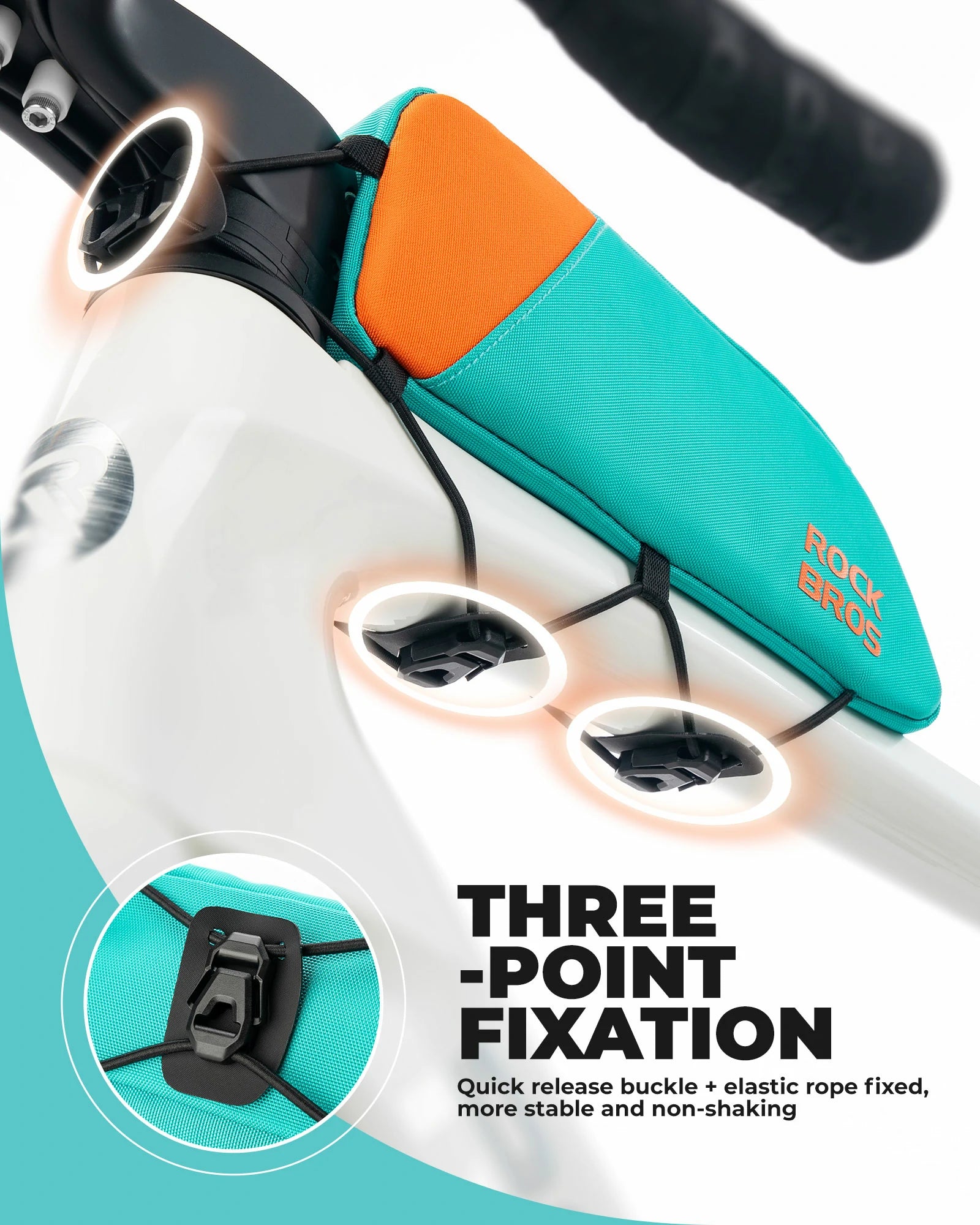 Bicycle Frame Bag – Stable Fit Slim Lightweight & Durable