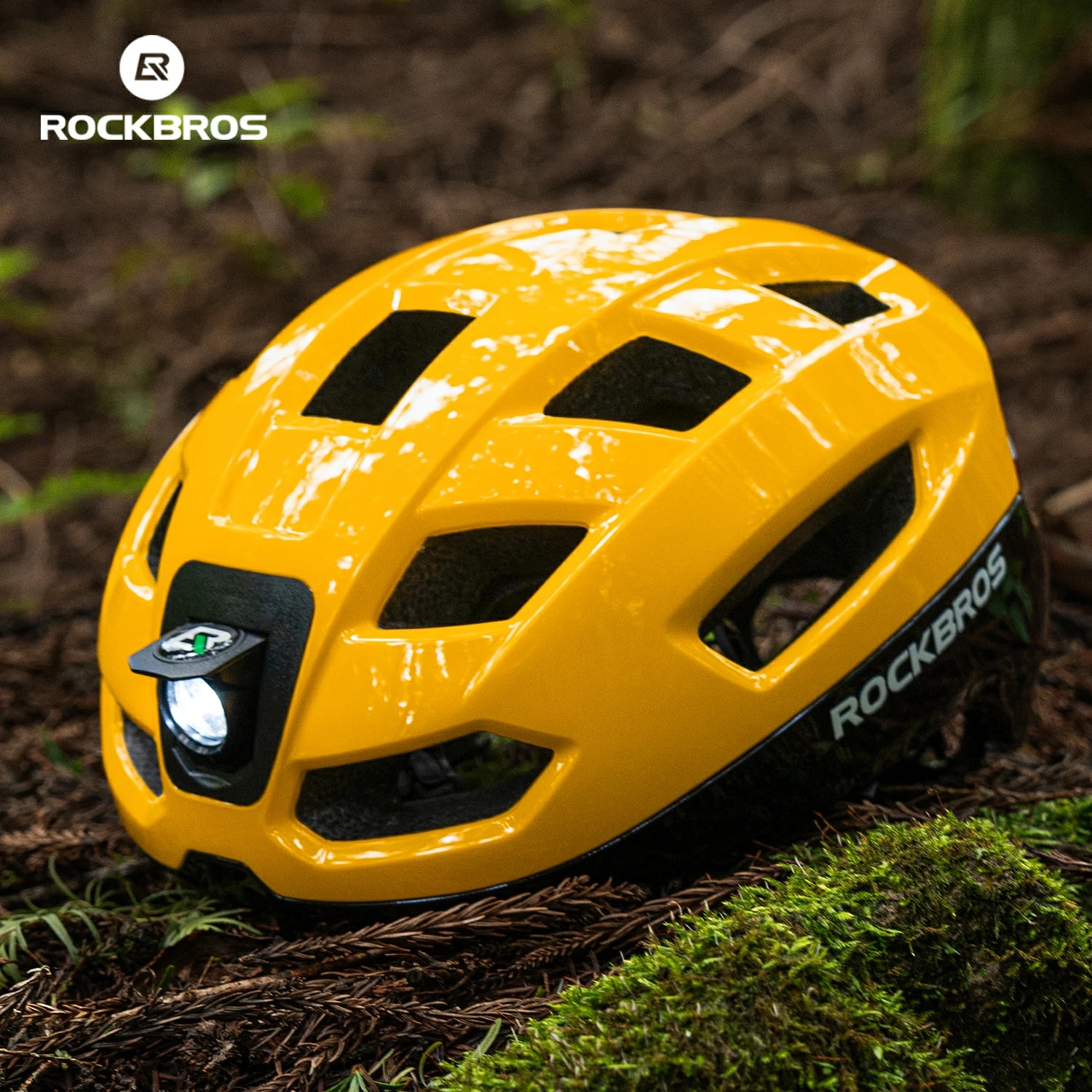 rockbros smart bike helmet