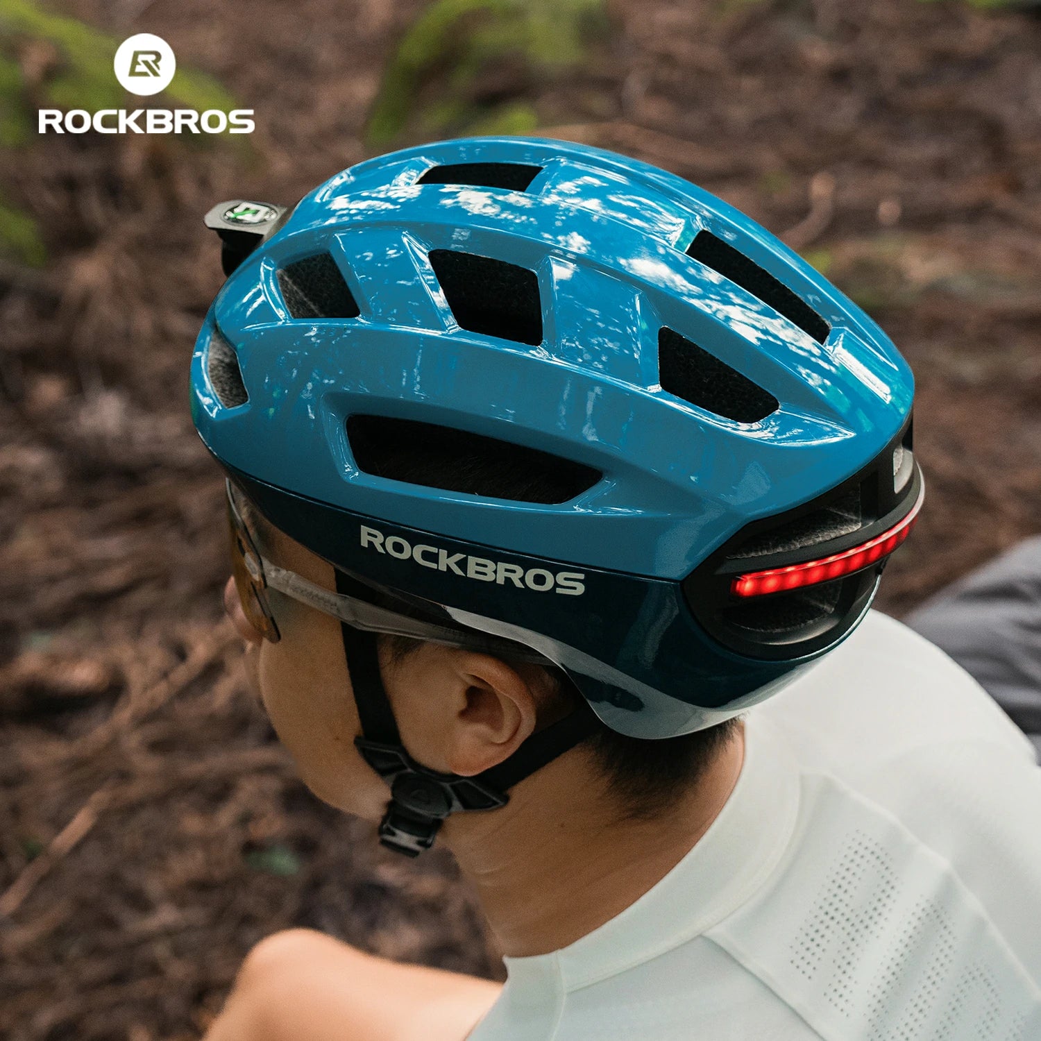 rockbros smart bike helmet