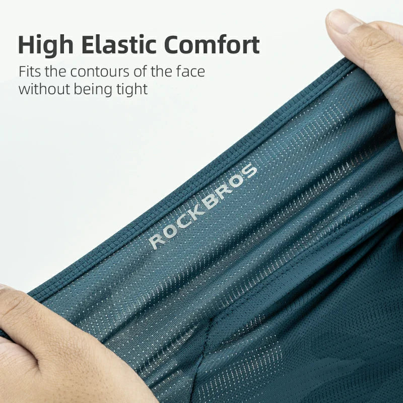 rockbros summer ice silk balaclava face mask for cooling and sun protection