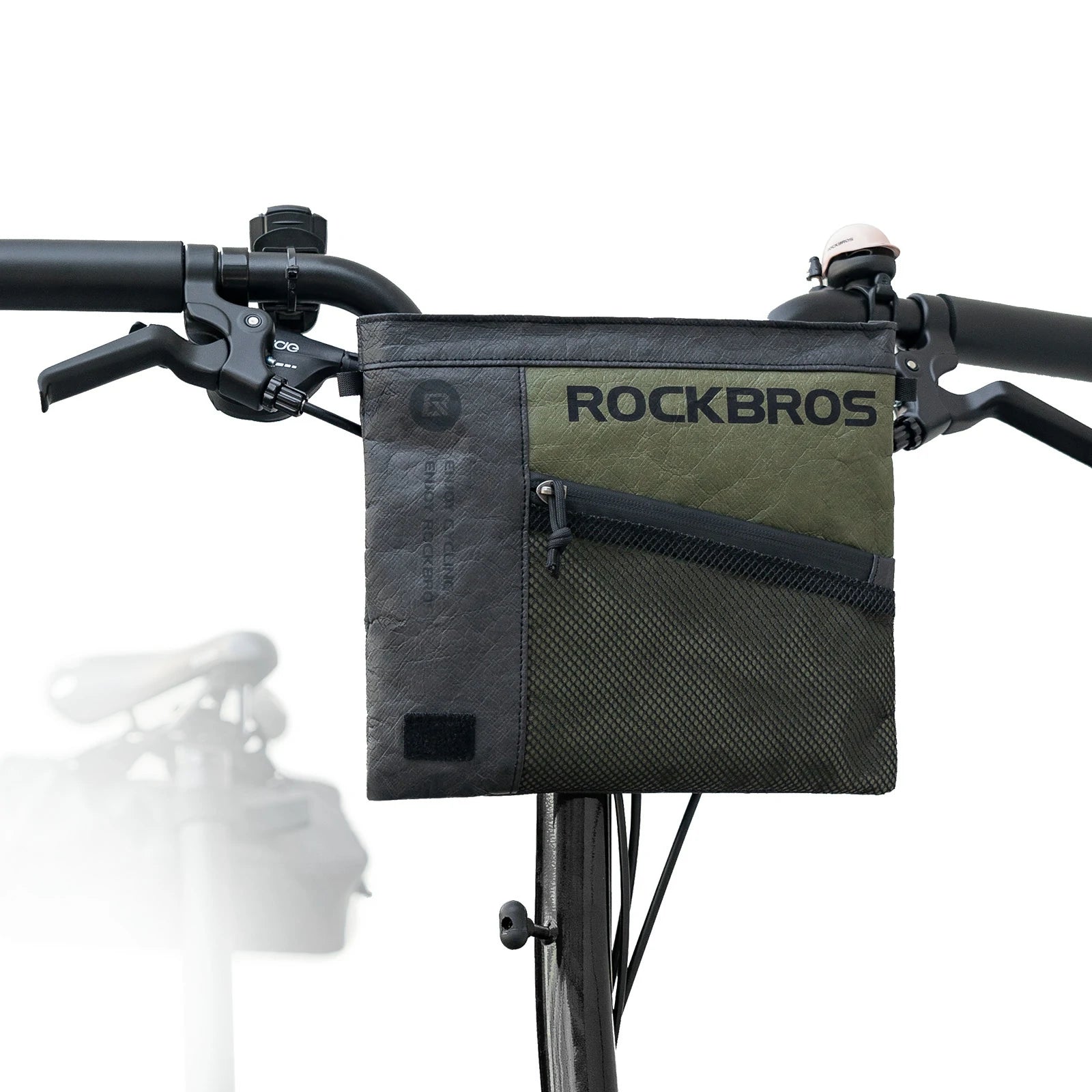 rockbros db002 tyvek® handlebar bag in matte black