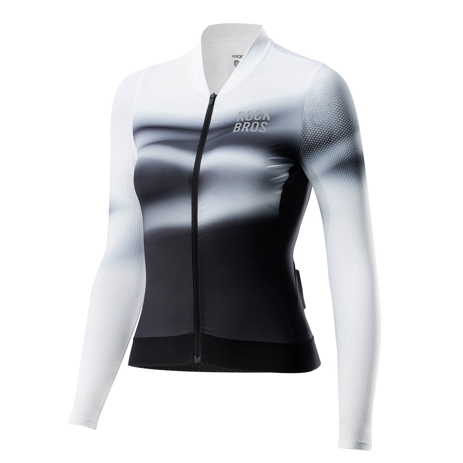 rockbros women’s long sleeve cycling jersey with breathable and quick-drying fabric for all-season riding