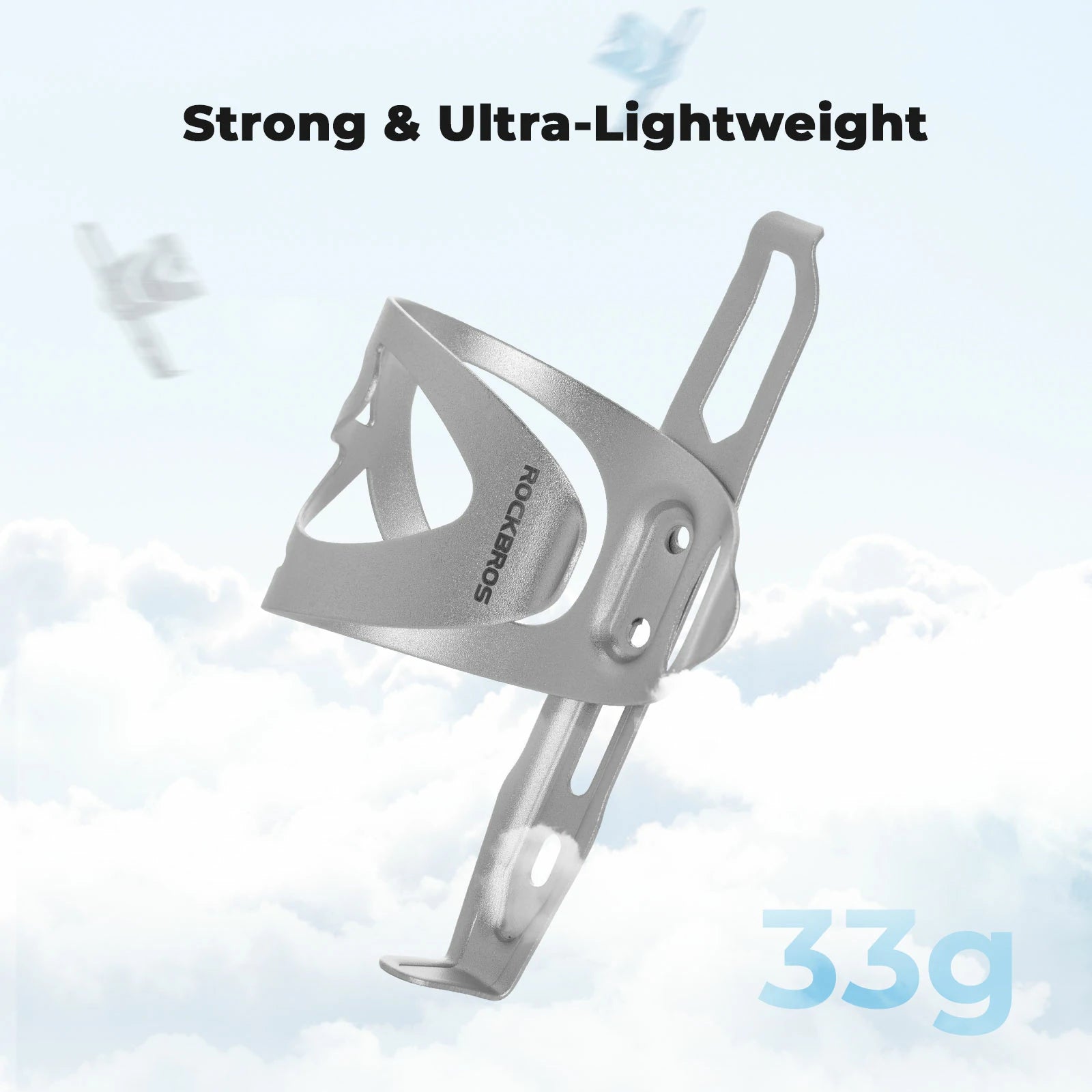 Side Loading Bike Bottle Cage – Lightweight Aluminium#Color_Silver