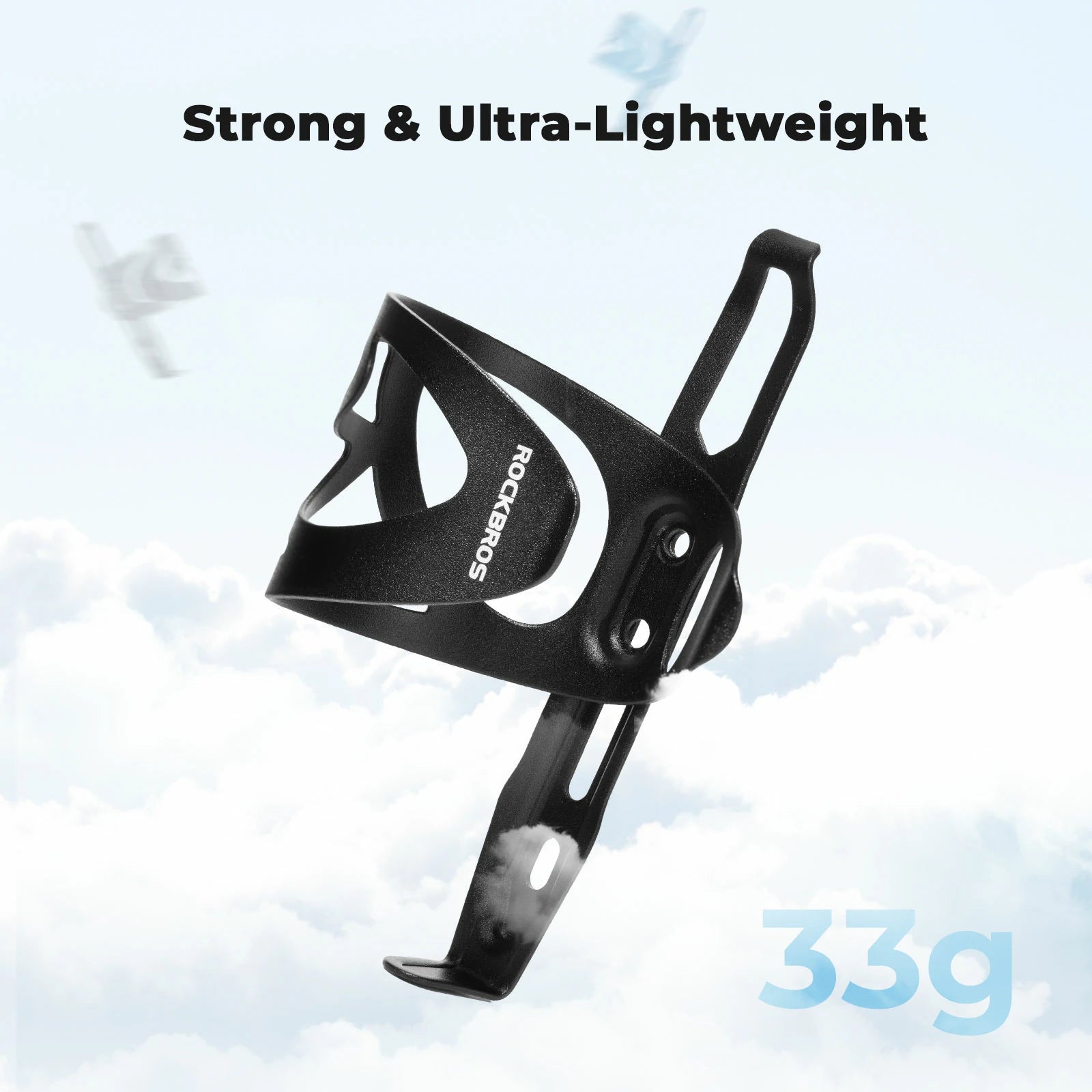 Side Loading Bike Bottle Cage – Lightweight Aluminium#Color_Black