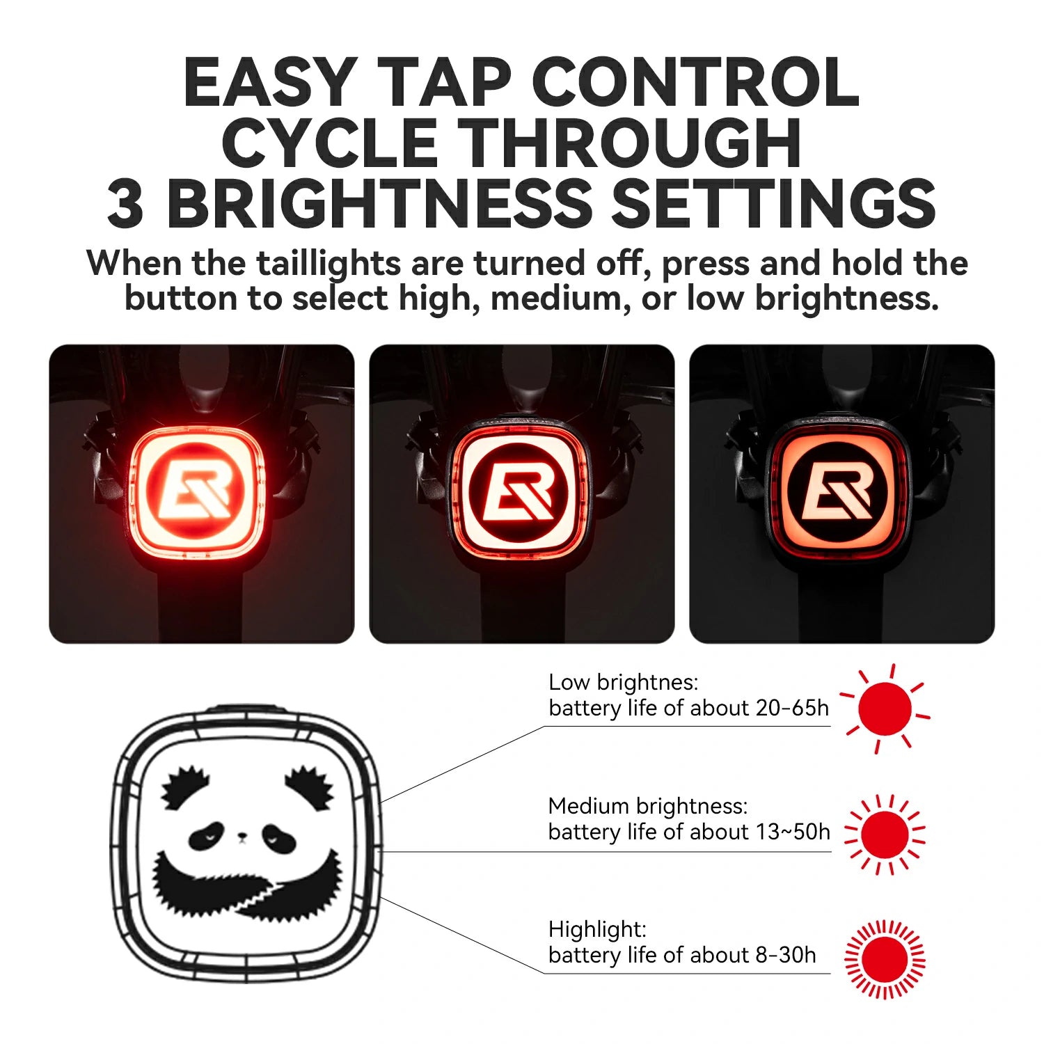 ROCKBROS Smart Bike Rear Light Q2MAX