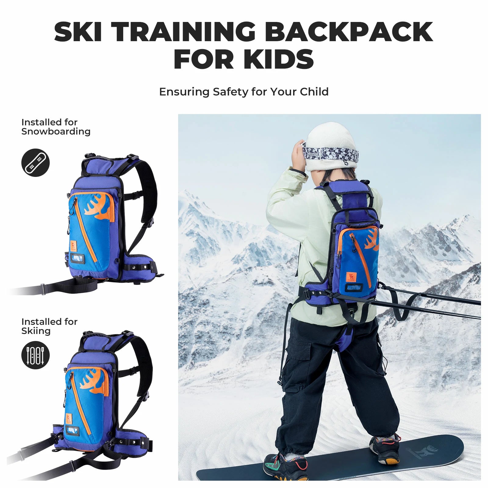 ski workout strap for snowboard beginners