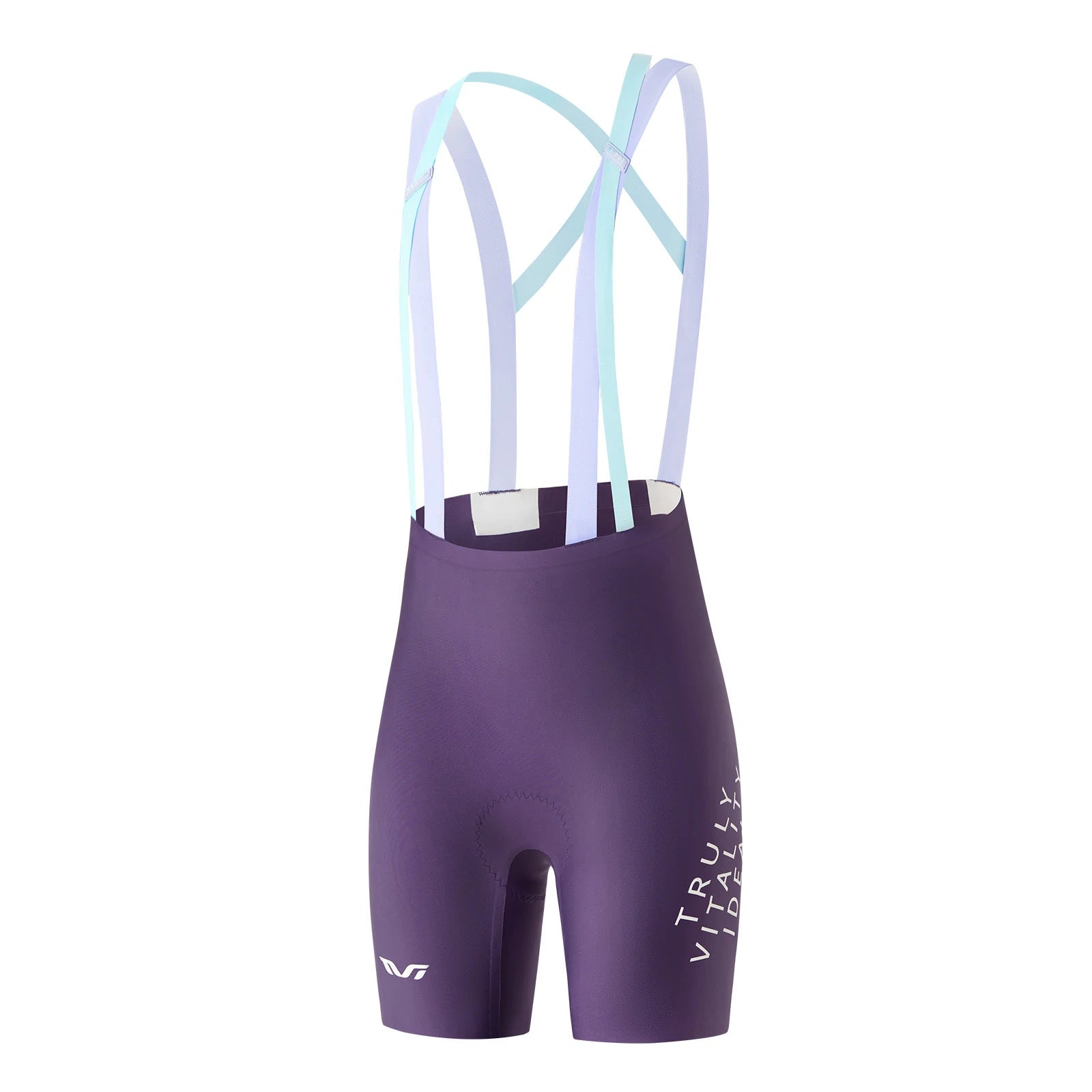 TVI Women's Cycling Bib Shorts - Ultimate Comfort & Style#Color_Purple