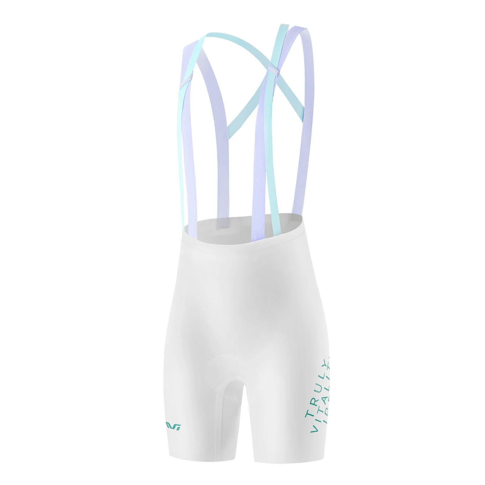 TVI Women's Cycling Bib Shorts - Ultimate Comfort & Style#Color_White