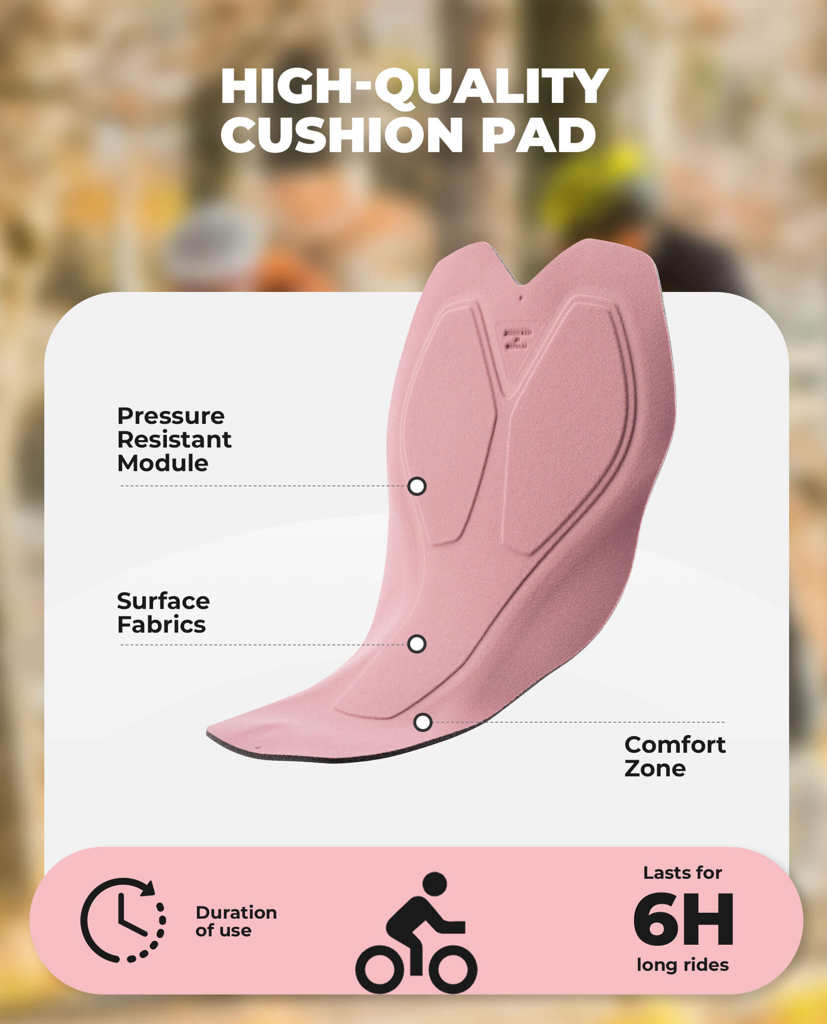 tvi women’s cycling bib shorts with 4d padding, breathable and supportive design for long-distance rides