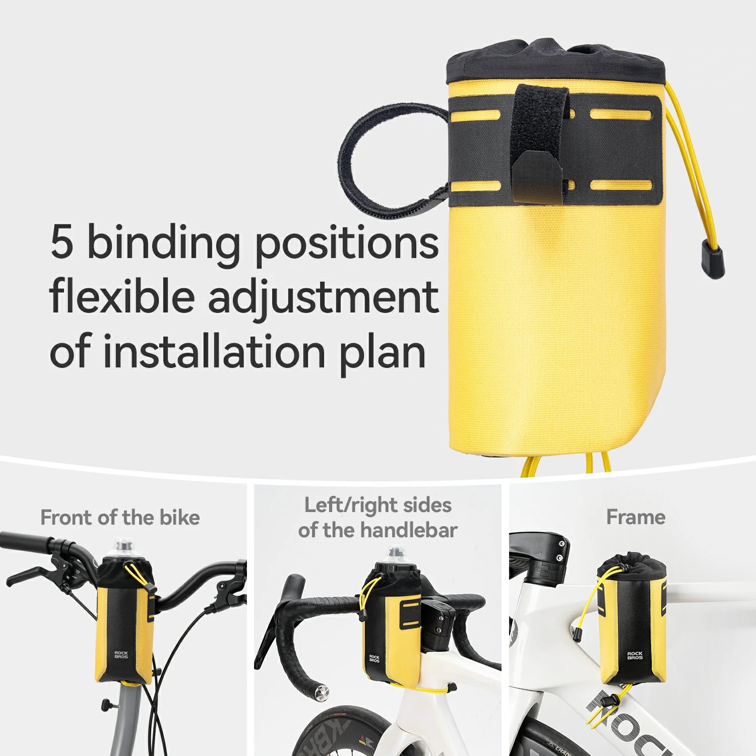 Waterproof Bike Handlebar Bottle Bag AS-162