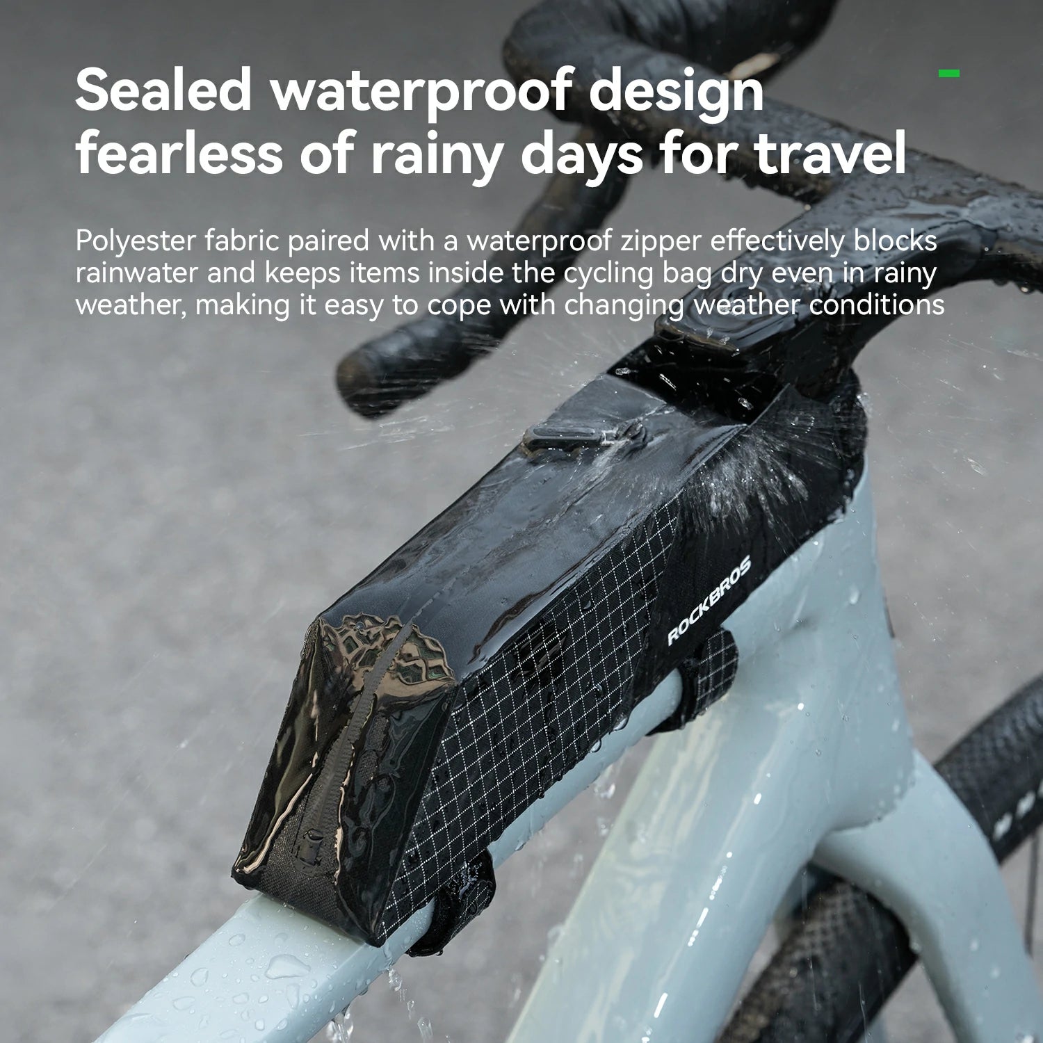 Waterproof Bike Top Tube Bag 0.6L