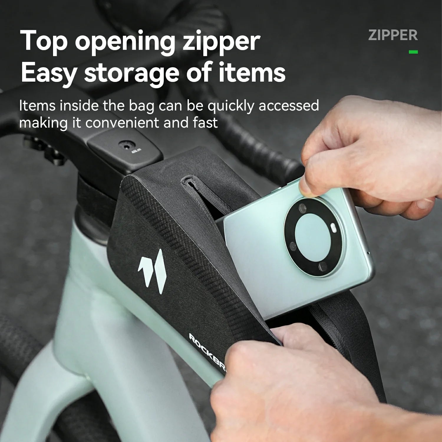 waterproof upper tube bag fully sealed frame fit