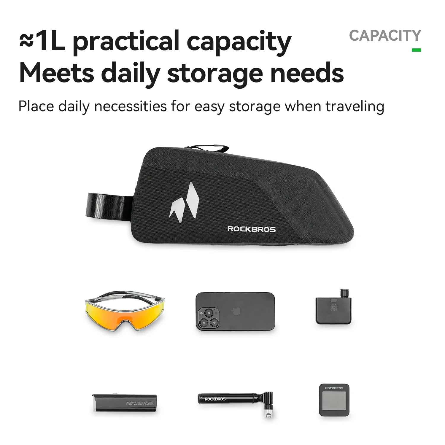 waterproof upper tube bag fully sealed frame fit